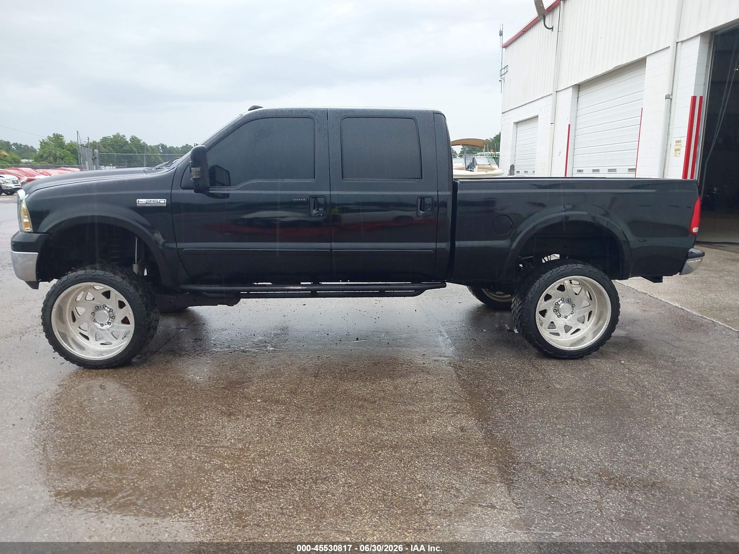 2005 Ford F-250 Lariat/xl/xlt Black vin: 1FTSW21P55EC41769