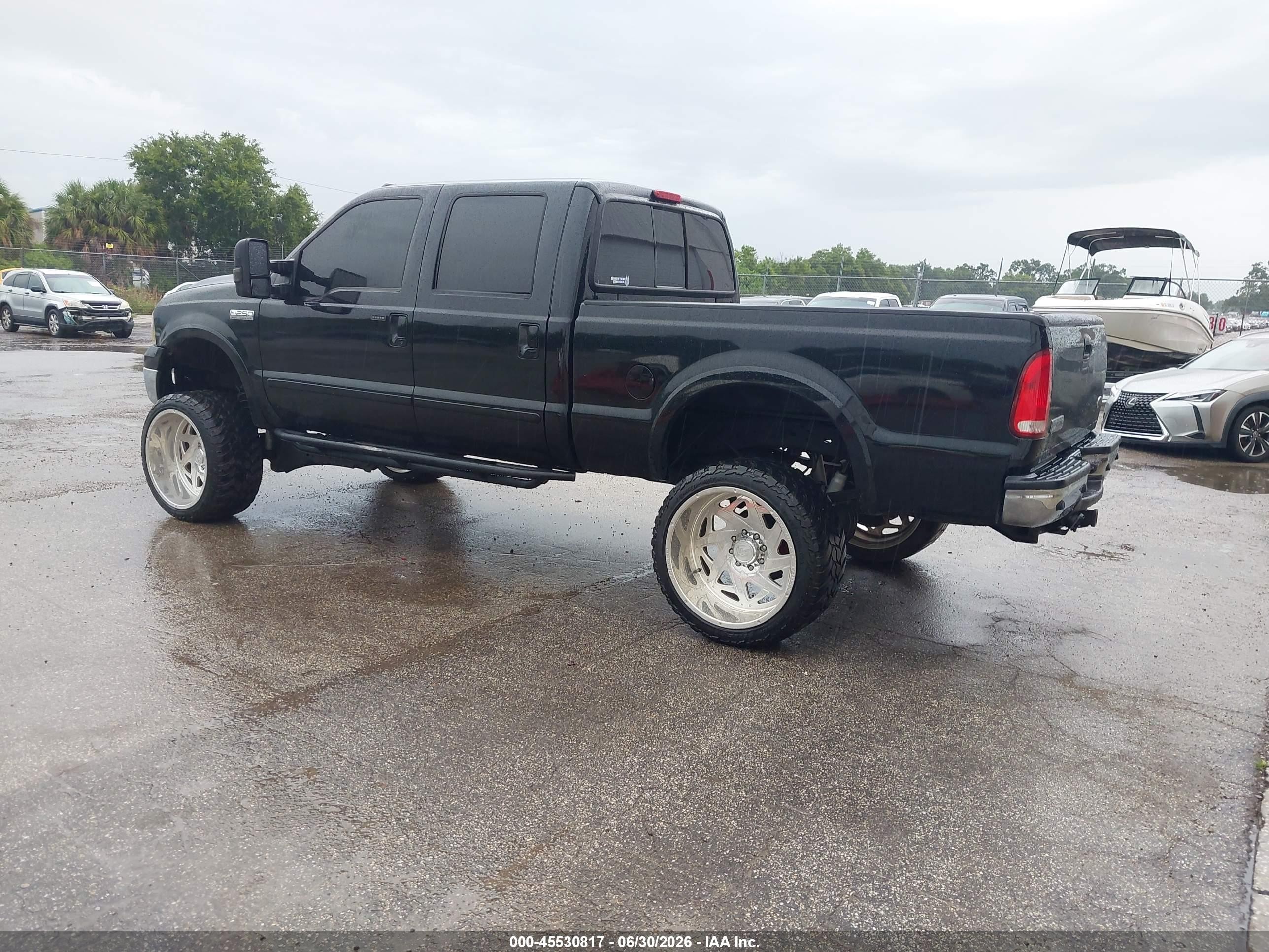 2005 Ford F-250 Lariat/xl/xlt Black vin: 1FTSW21P55EC41769