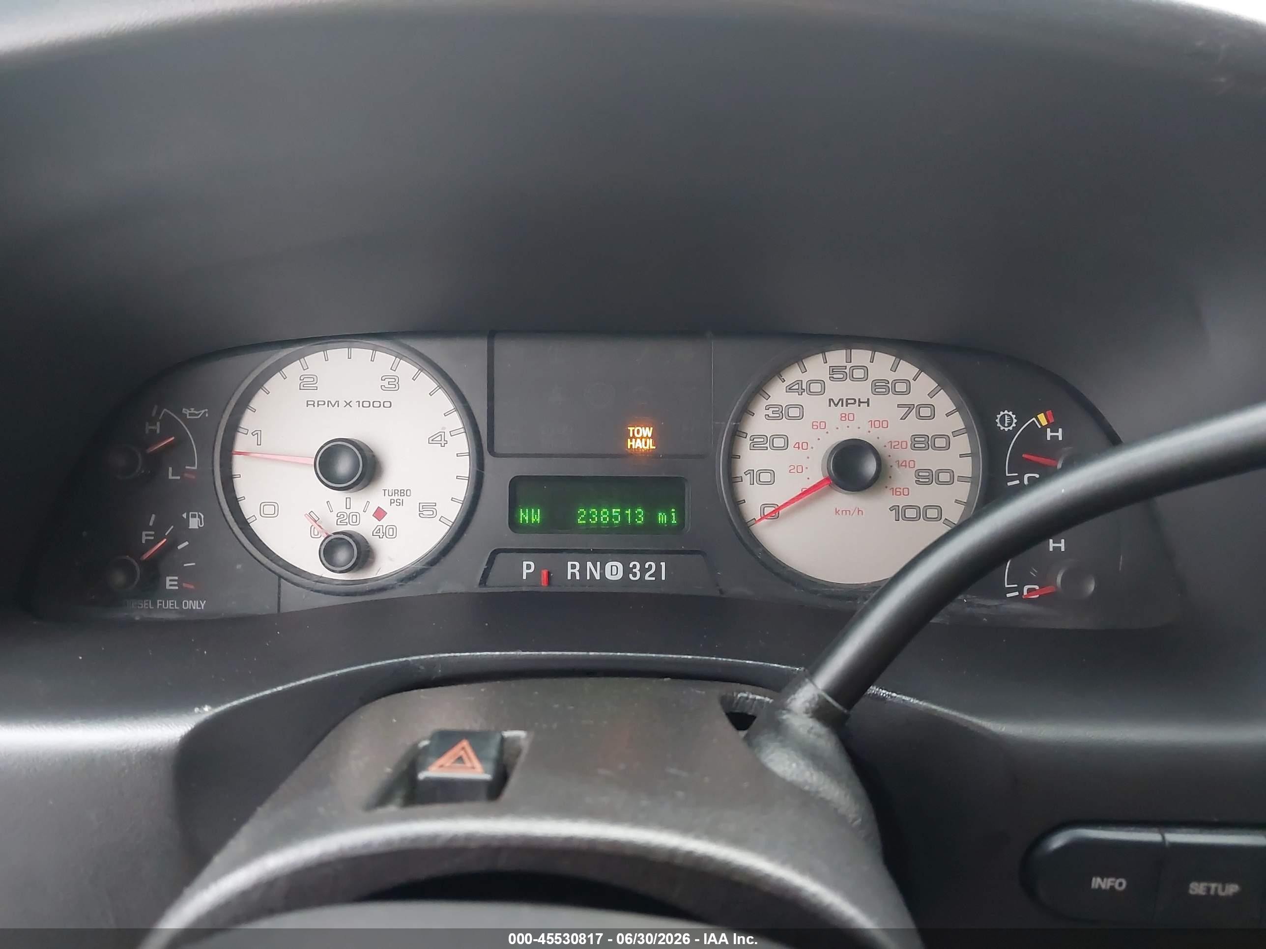 2005 Ford F-250 Lariat/xl/xlt Black vin: 1FTSW21P55EC41769