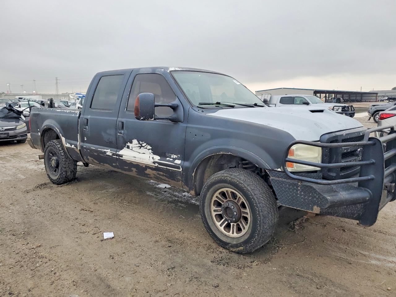 2006 Ford F250 Super Duty White vin: 1FTSW21P56EB23061
