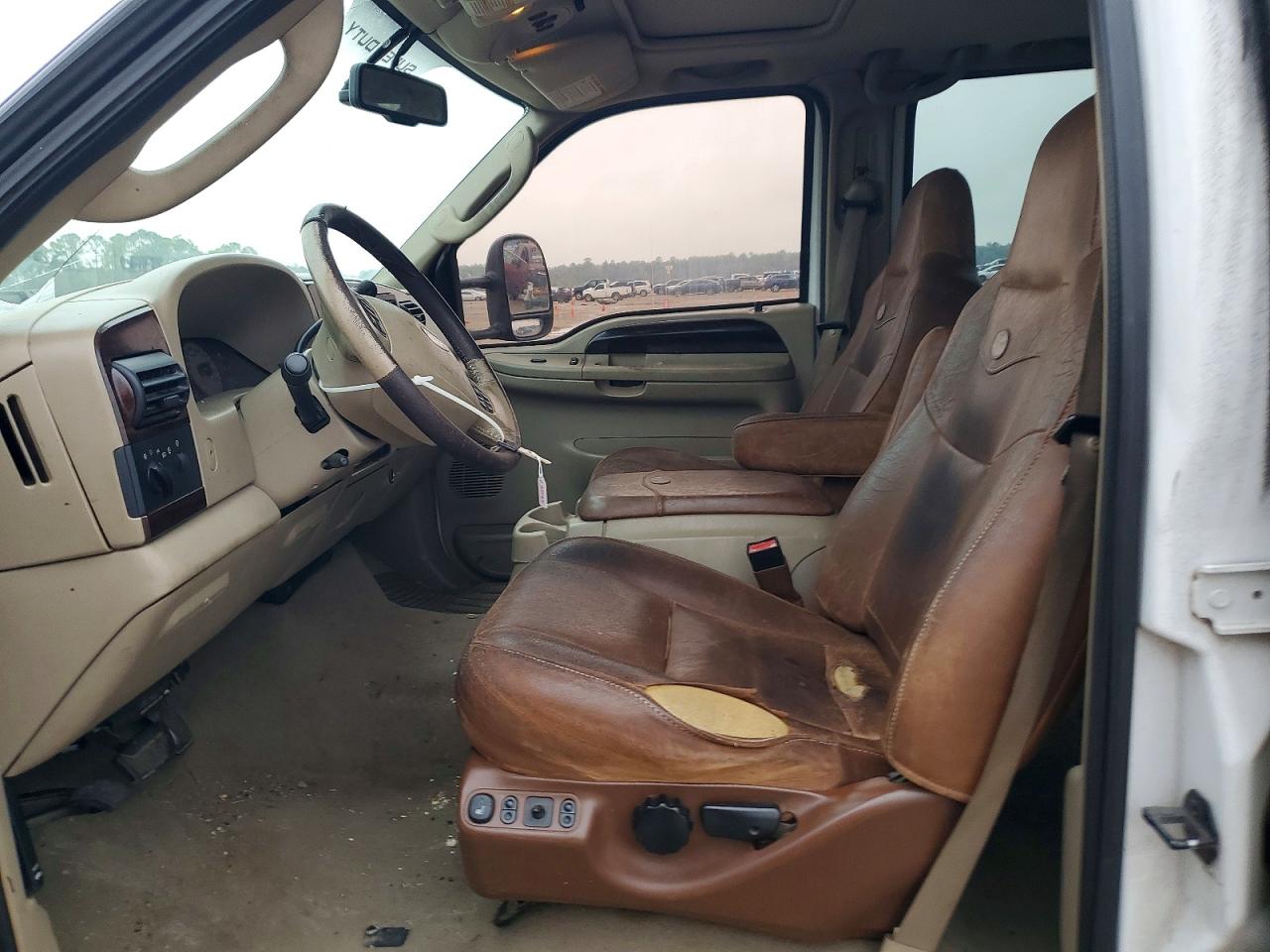 2006 Ford F250 Super Duty White vin: 1FTSW21P56EB23061
