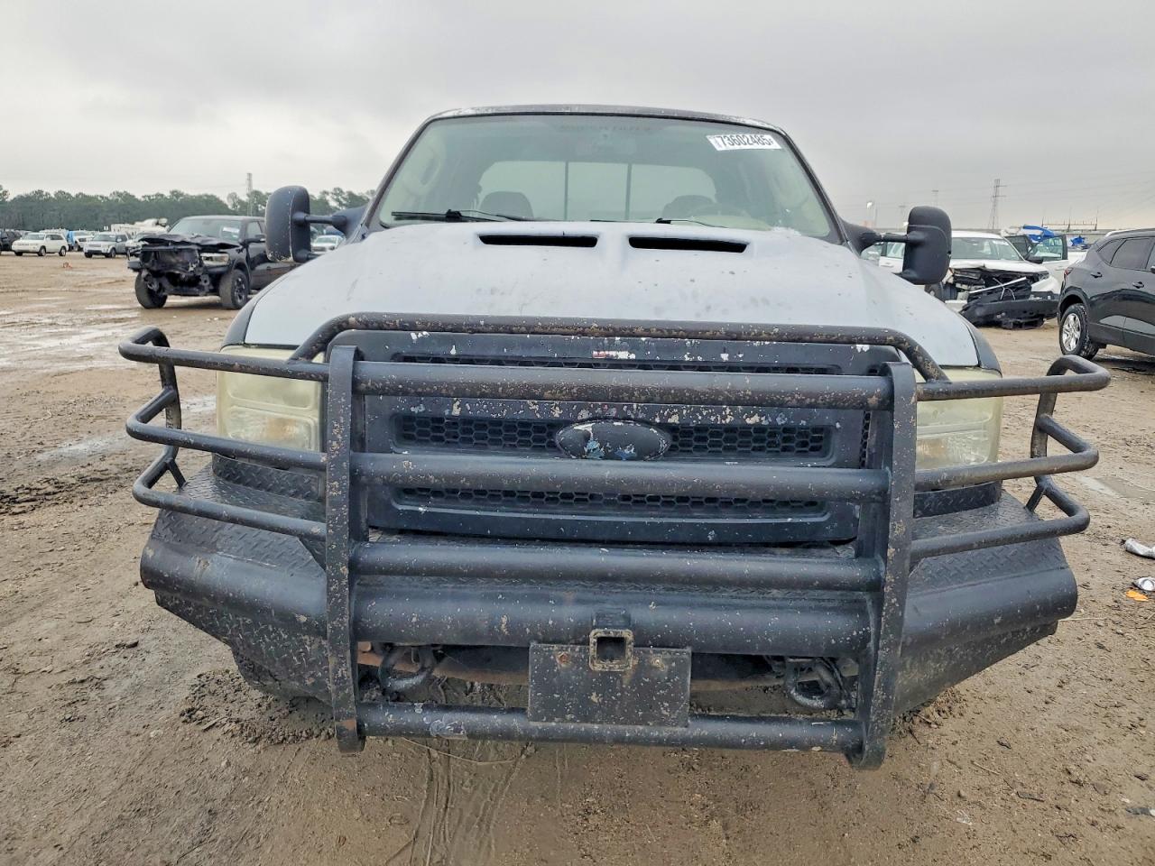 2006 Ford F250 Super Duty White vin: 1FTSW21P56EB23061