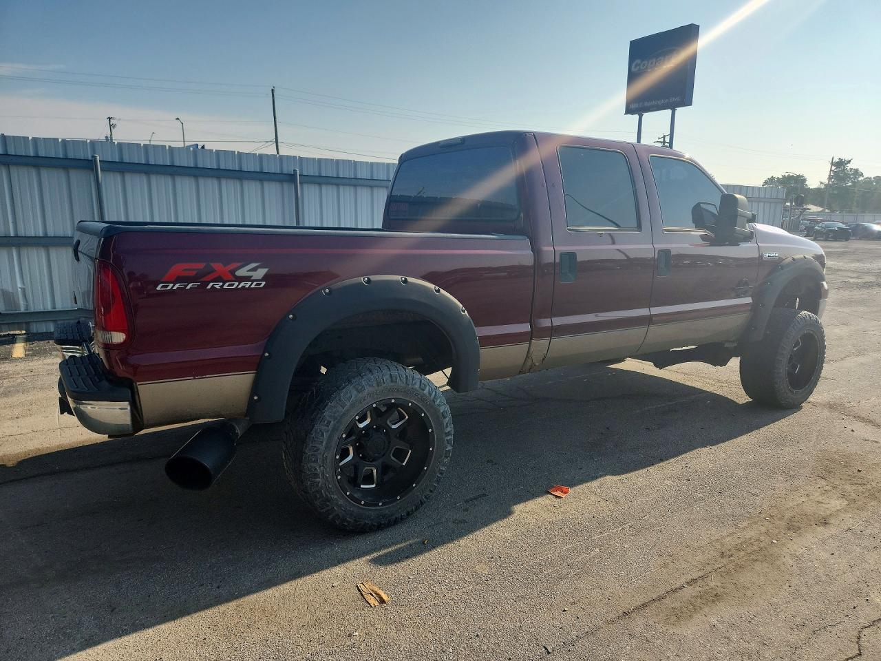 2006 Ford F250 Super Duty Темно-бордовый vin: 1FTSW21P56EB25845