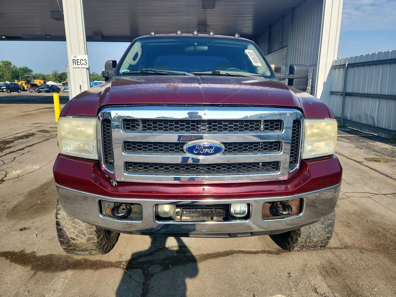2006 Ford F250 Super Duty Темно-бордовый vin: 1FTSW21P56EB25845