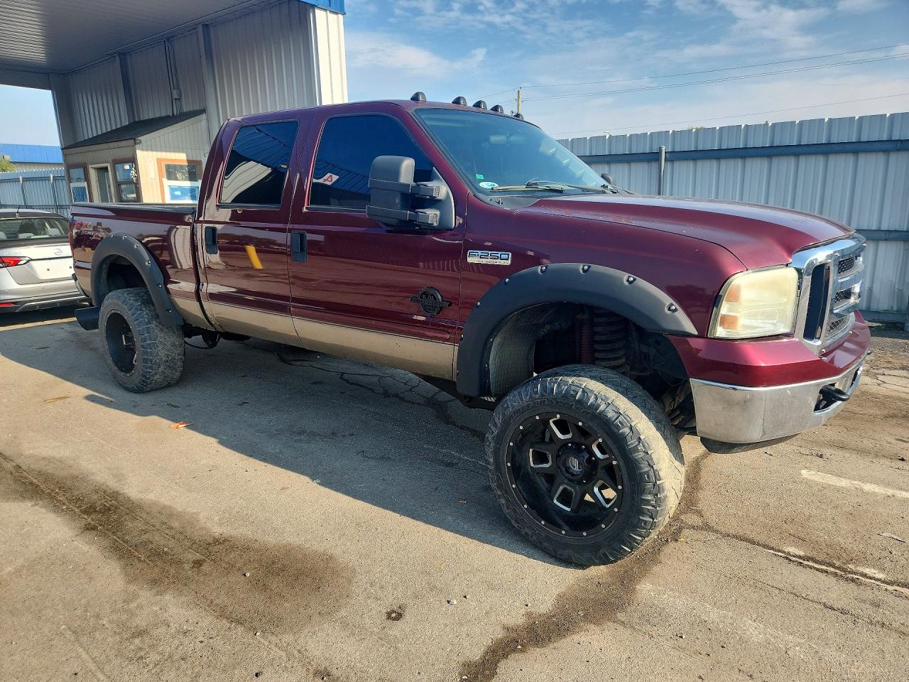 2006 Ford F250 Super Duty Темно-бордовый vin: 1FTSW21P56EB25845