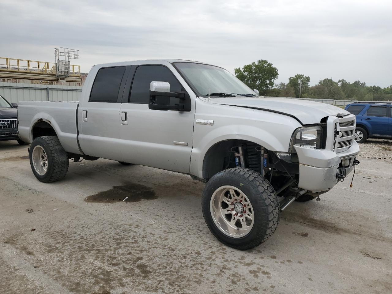 2006 Ford F250 Super Duty Silver vin: 1FTSW21P56EC77009