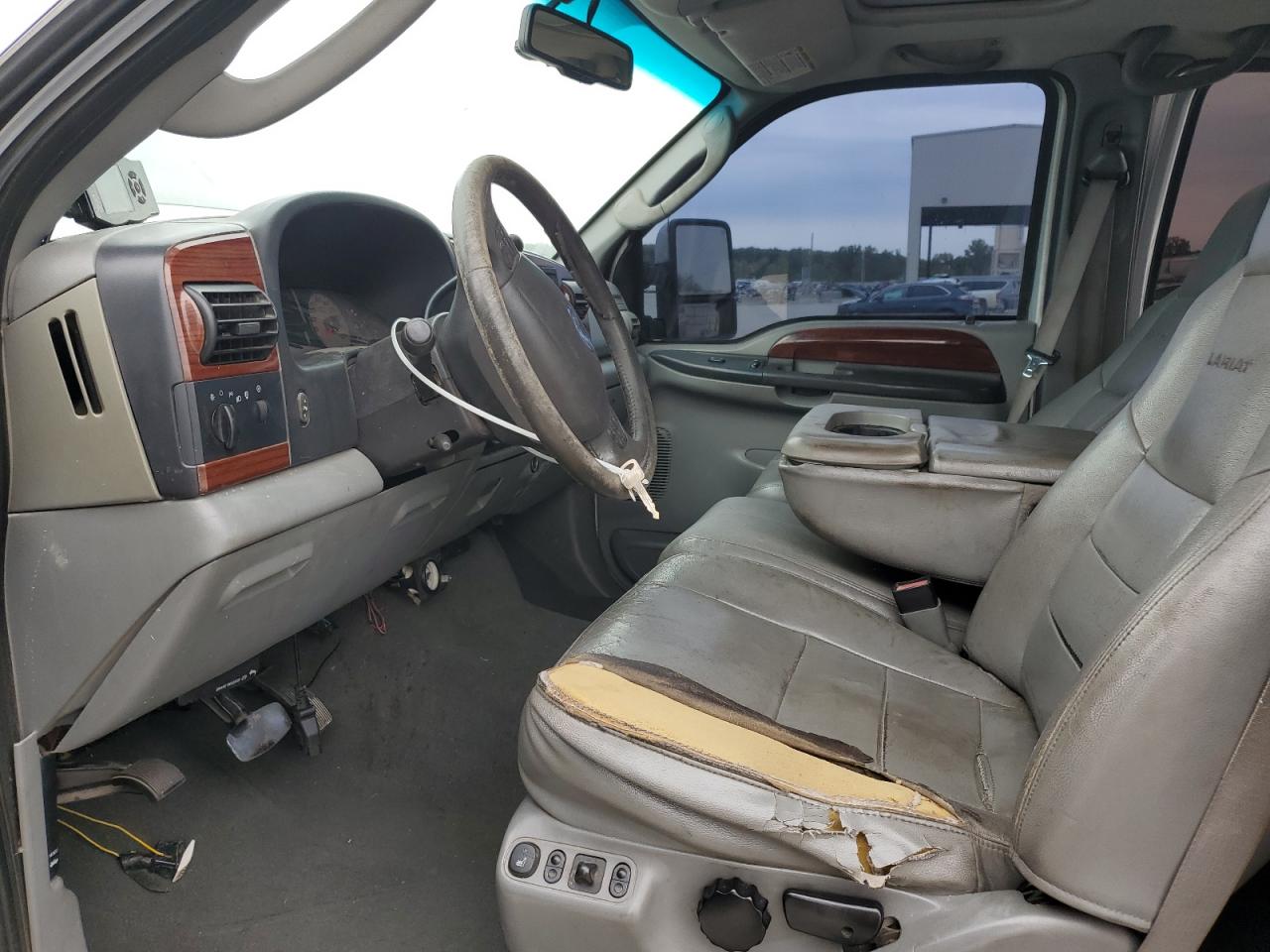 2006 Ford F250 Super Duty Silver vin: 1FTSW21P56EC77009