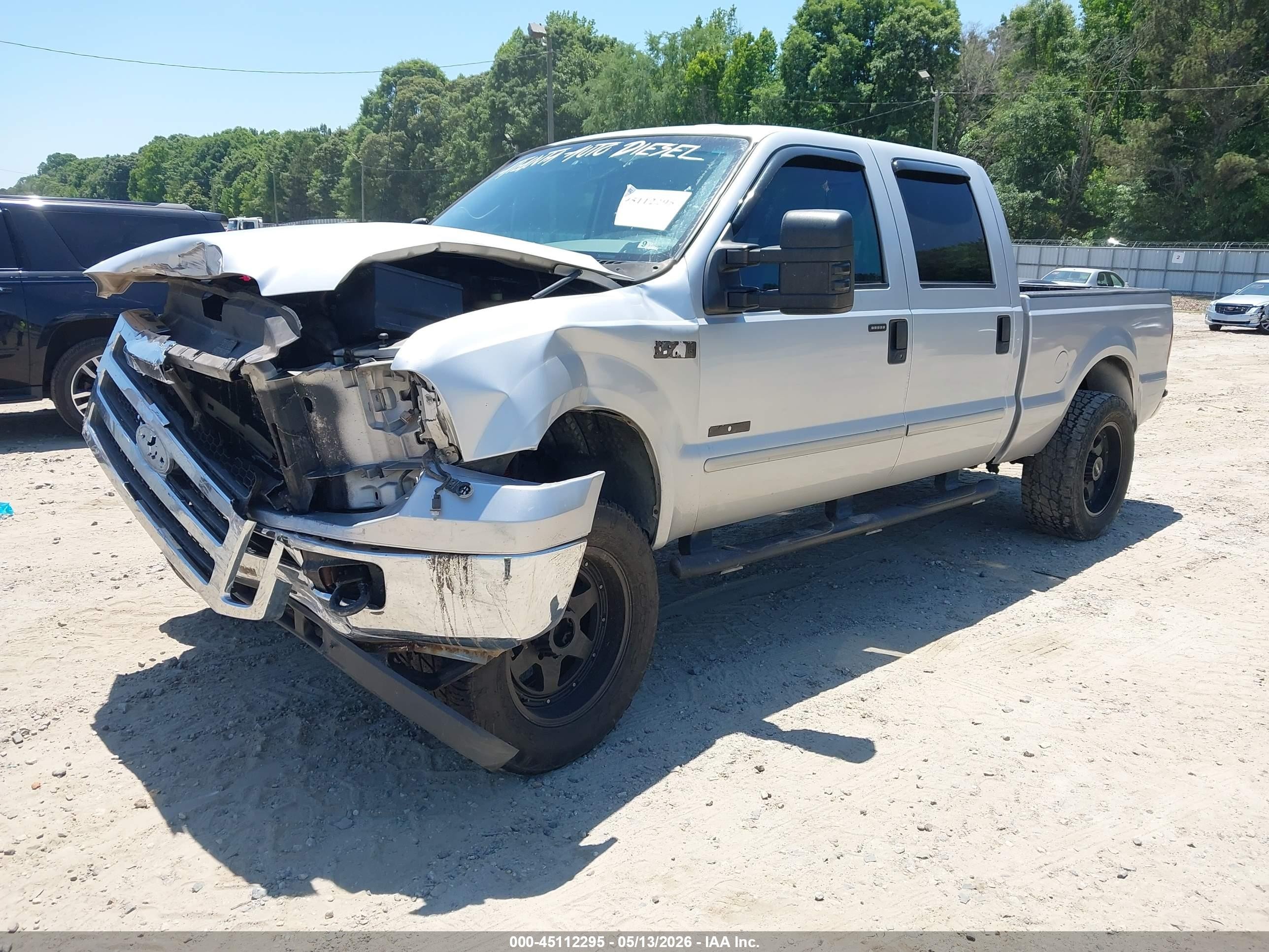 2006 Ford F-250 Lariat/xl/xlt Серебряный vin: 1FTSW21P56ED04516