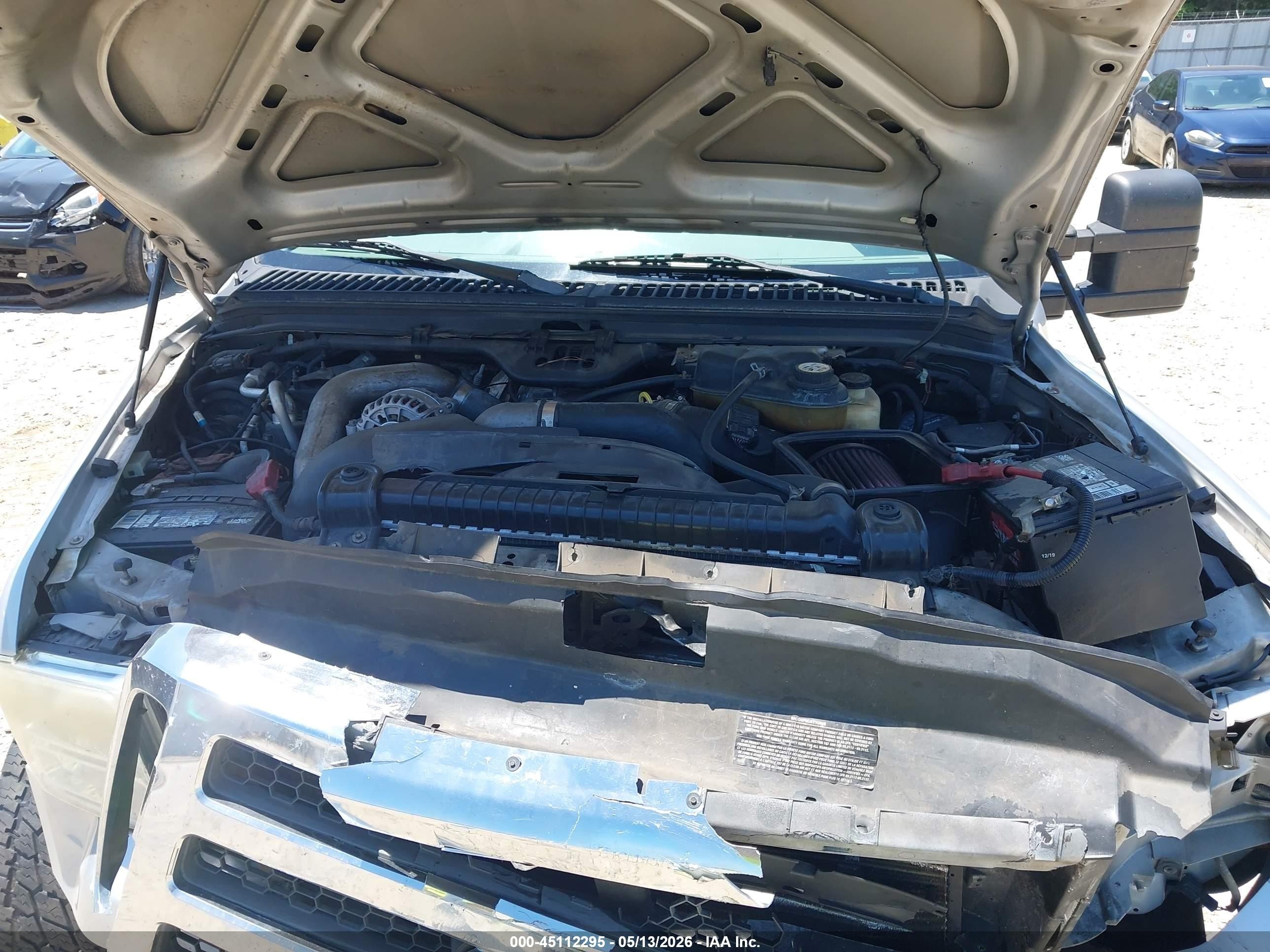 2006 Ford F-250 Lariat/xl/xlt Серебряный vin: 1FTSW21P56ED04516