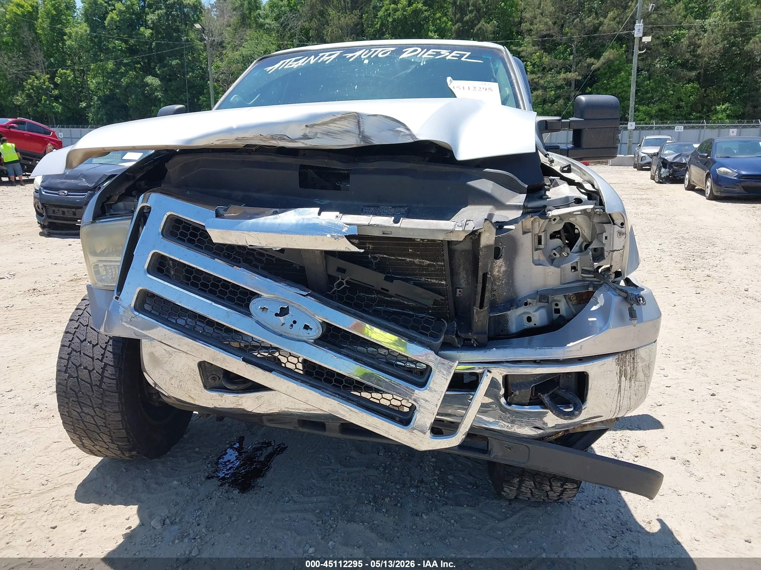 2006 Ford F-250 Lariat/xl/xlt Серебряный vin: 1FTSW21P56ED04516