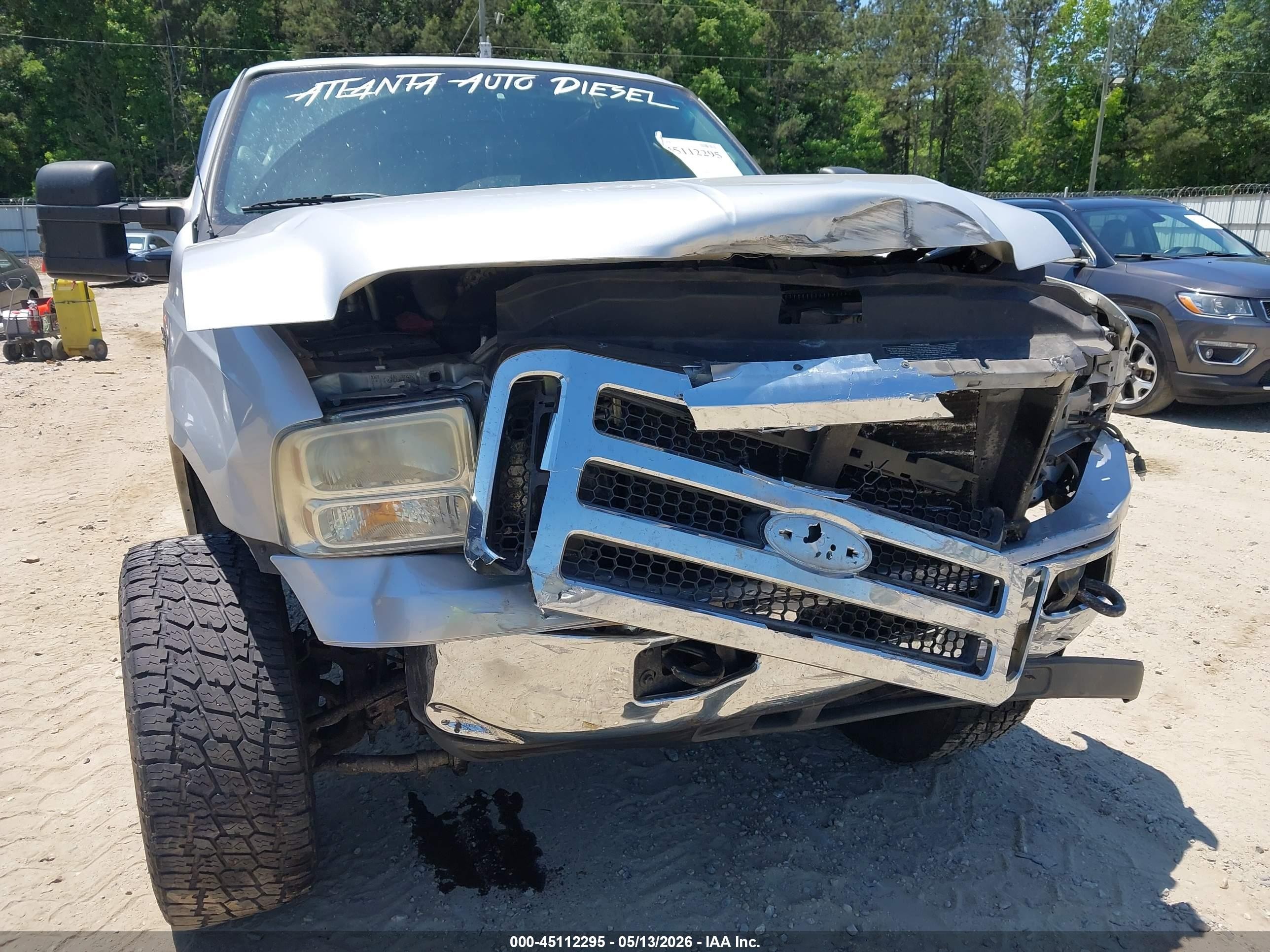 2006 Ford F-250 Lariat/xl/xlt Серебряный vin: 1FTSW21P56ED04516