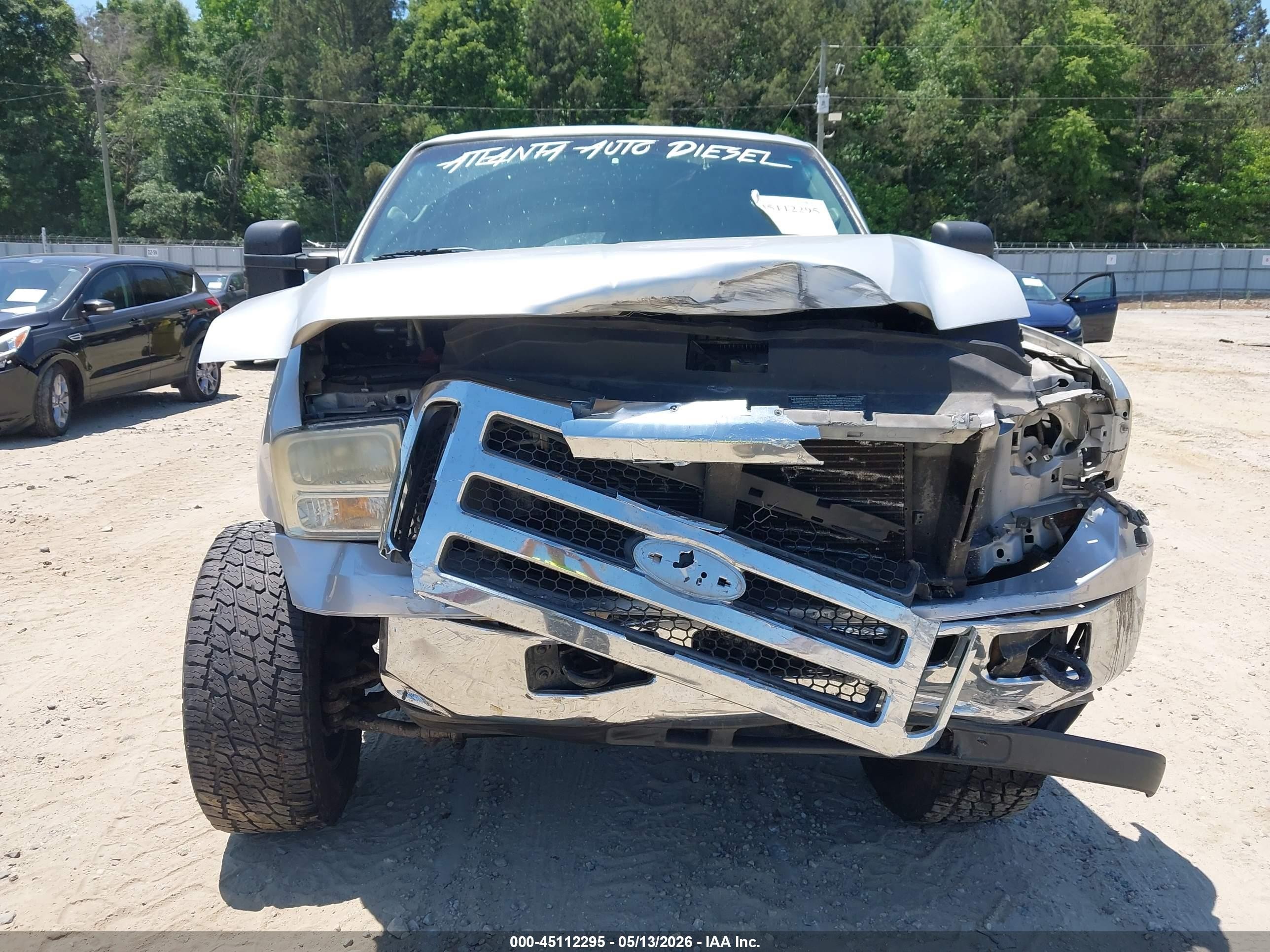 2006 Ford F-250 Lariat/xl/xlt Серебряный vin: 1FTSW21P56ED04516
