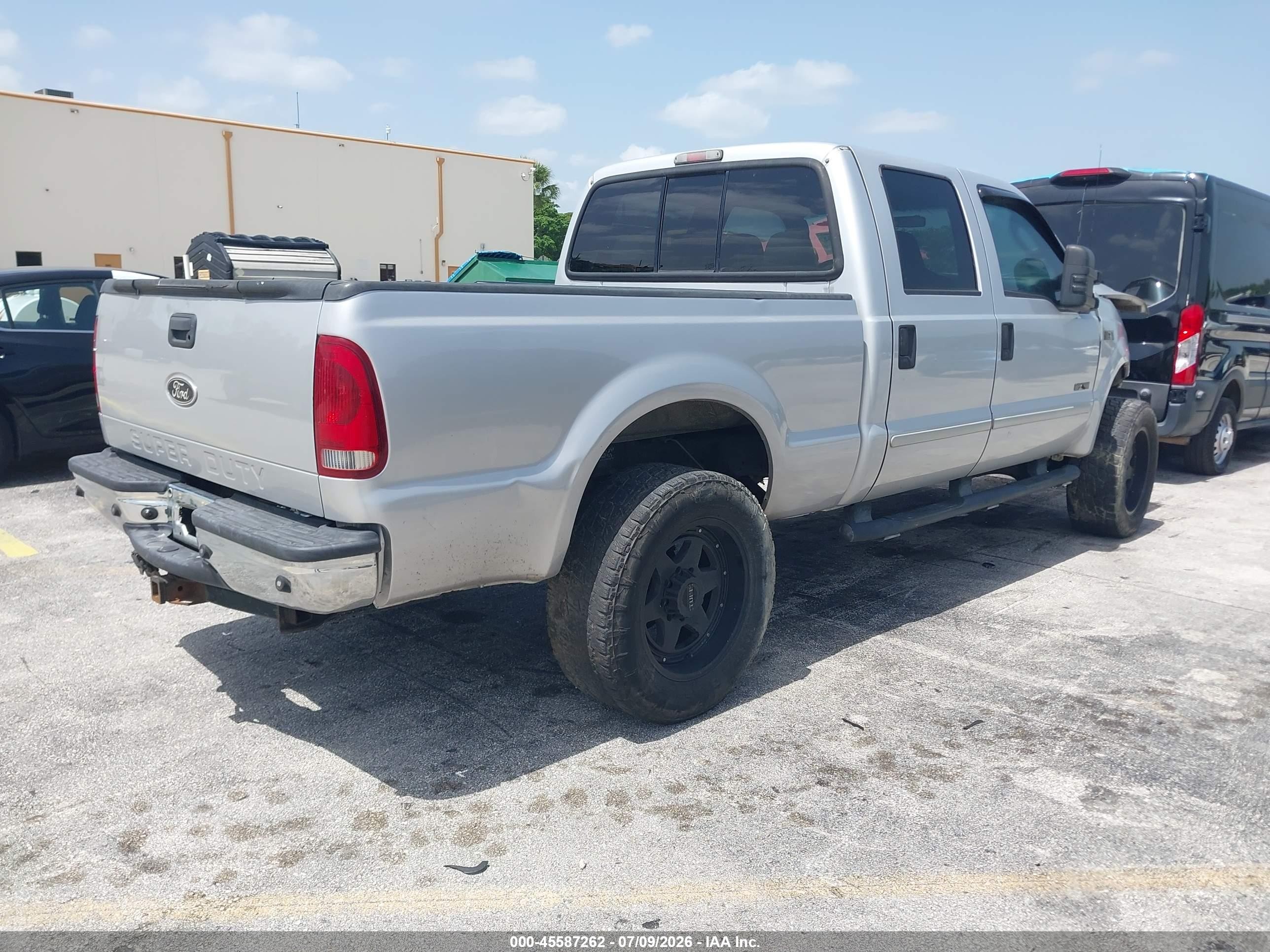 2006 Ford F-250 Lariat/xl/xlt Silver vin: 1FTSW21P56ED04516