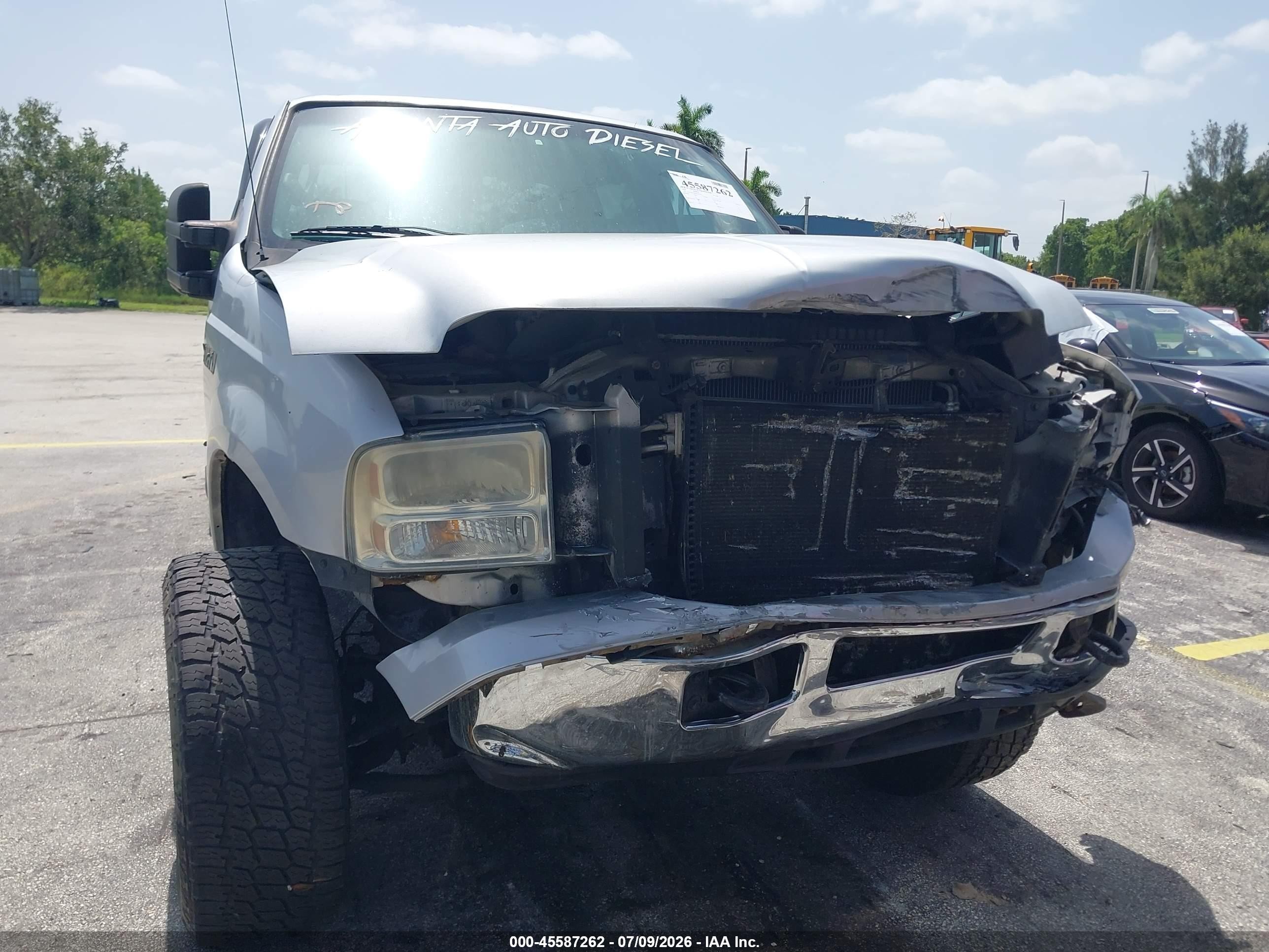 2006 Ford F-250 Lariat/xl/xlt Silver vin: 1FTSW21P56ED04516