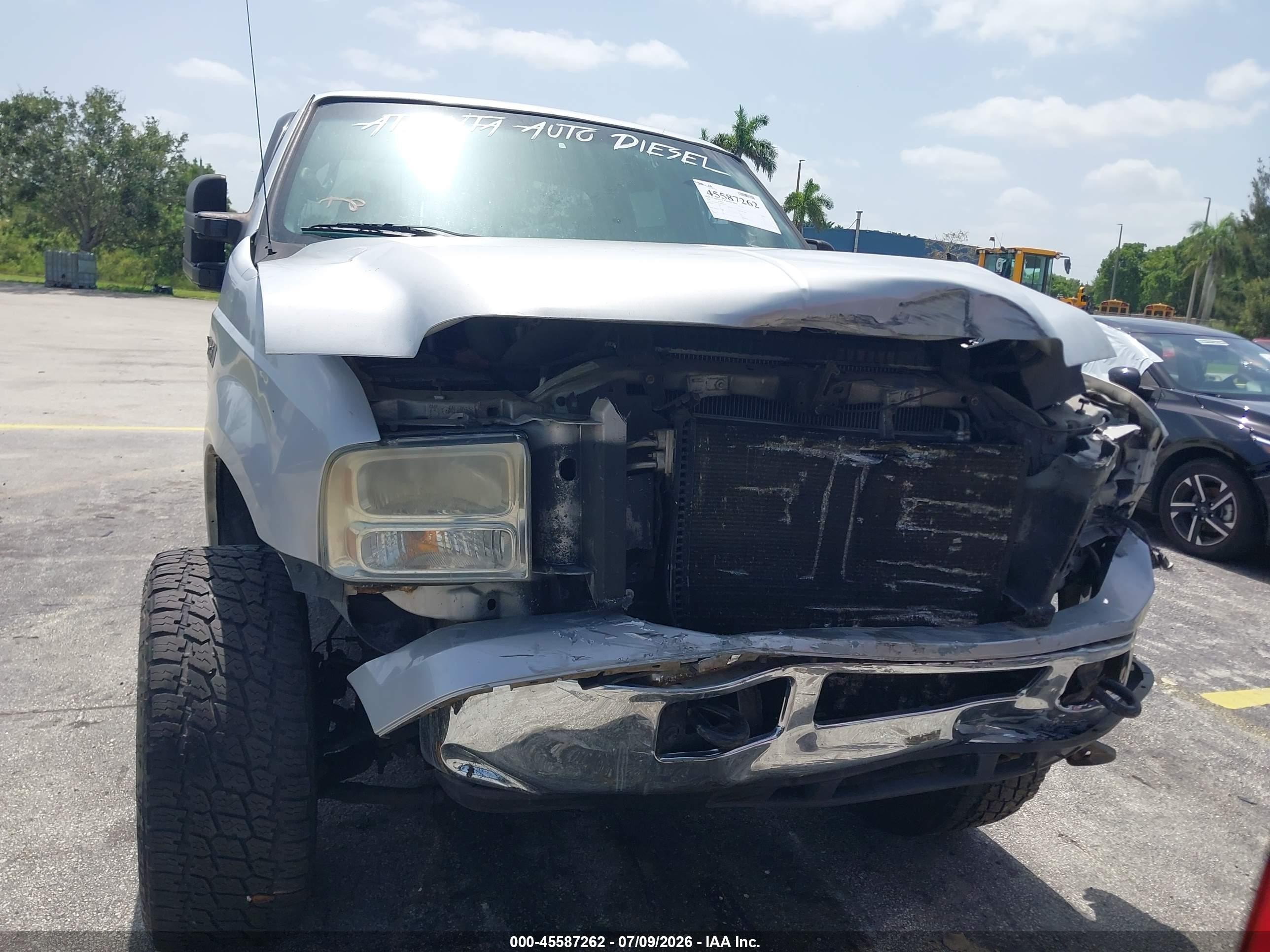 2006 Ford F-250 Lariat/xl/xlt Silver vin: 1FTSW21P56ED04516