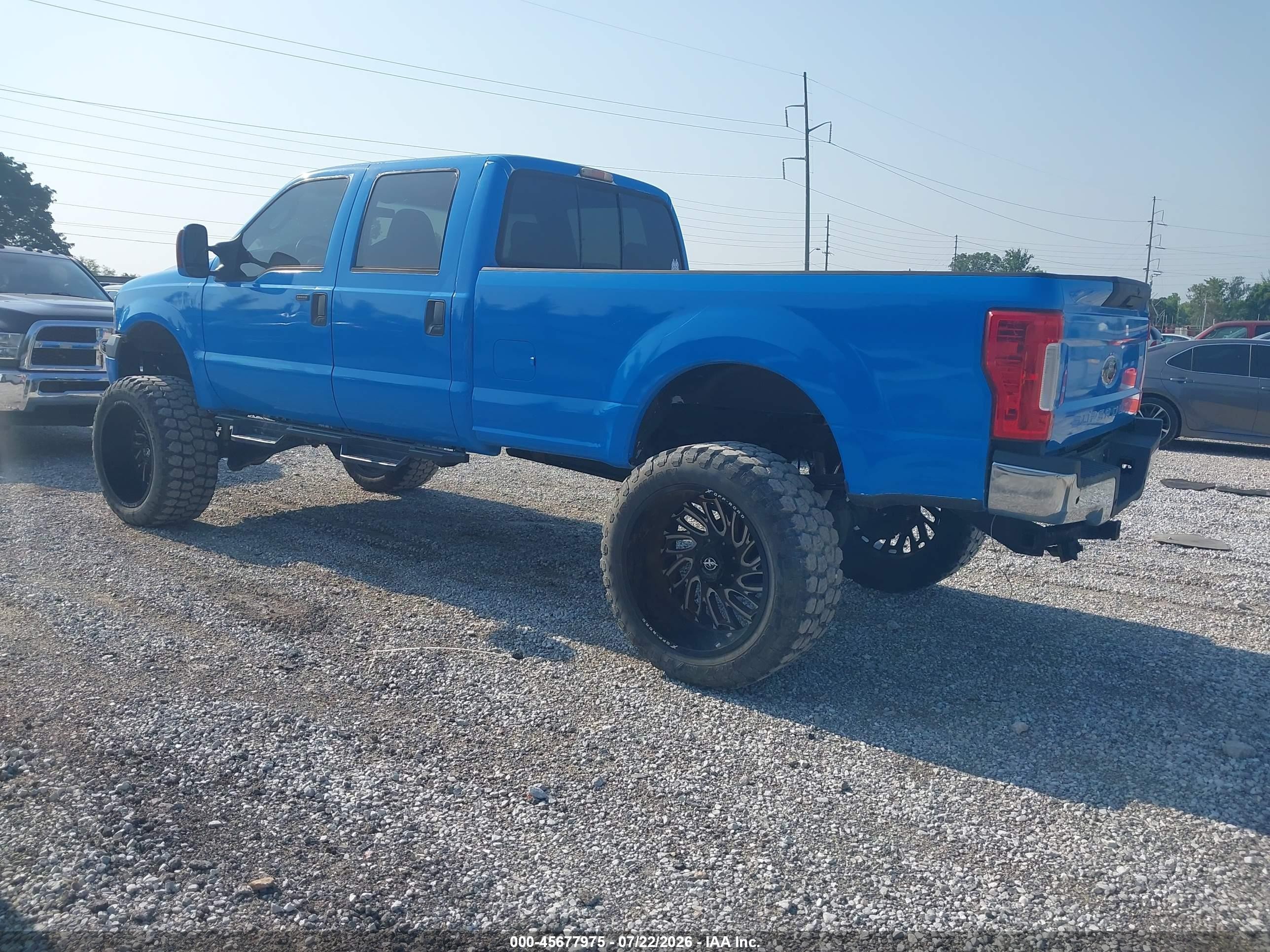 2006 Ford F250 Super Duty Blue vin: 1FTSW21P56ED61542