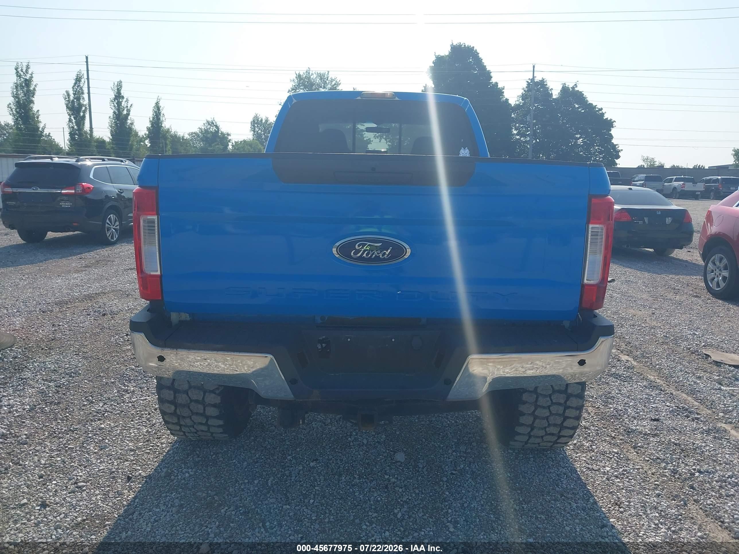 2006 Ford F250 Super Duty Blue vin: 1FTSW21P56ED61542