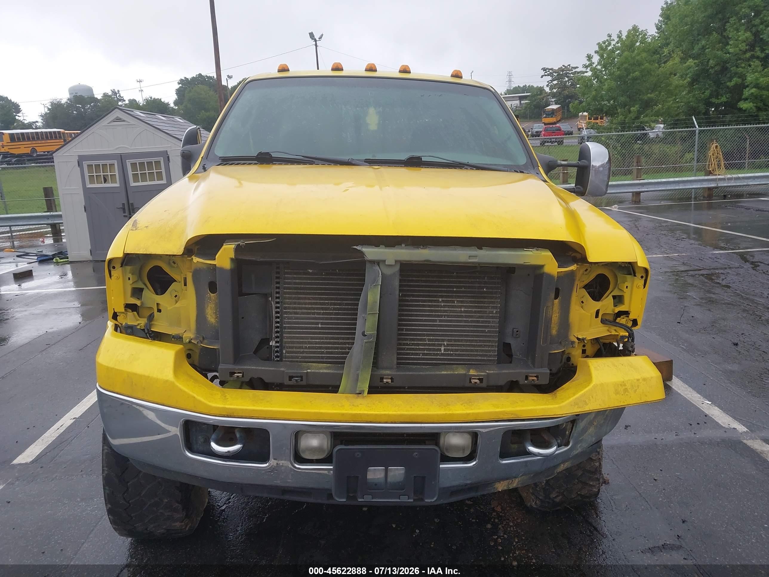 2005 Ford F-250 Lariat/xl/xlt Yellow vin: 1FTSW21P65EB19308
