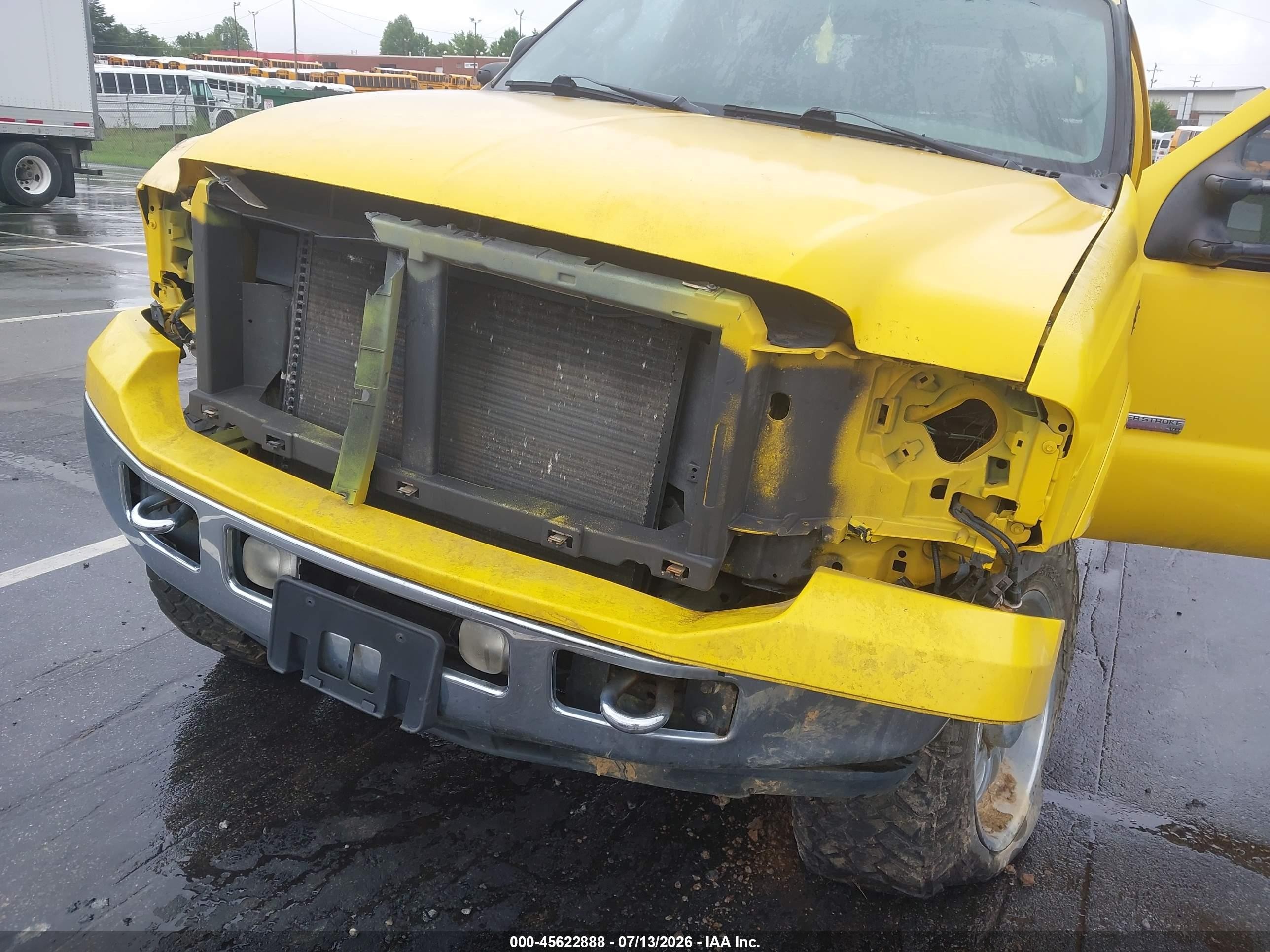 2005 Ford F-250 Lariat/xl/xlt Yellow vin: 1FTSW21P65EB19308