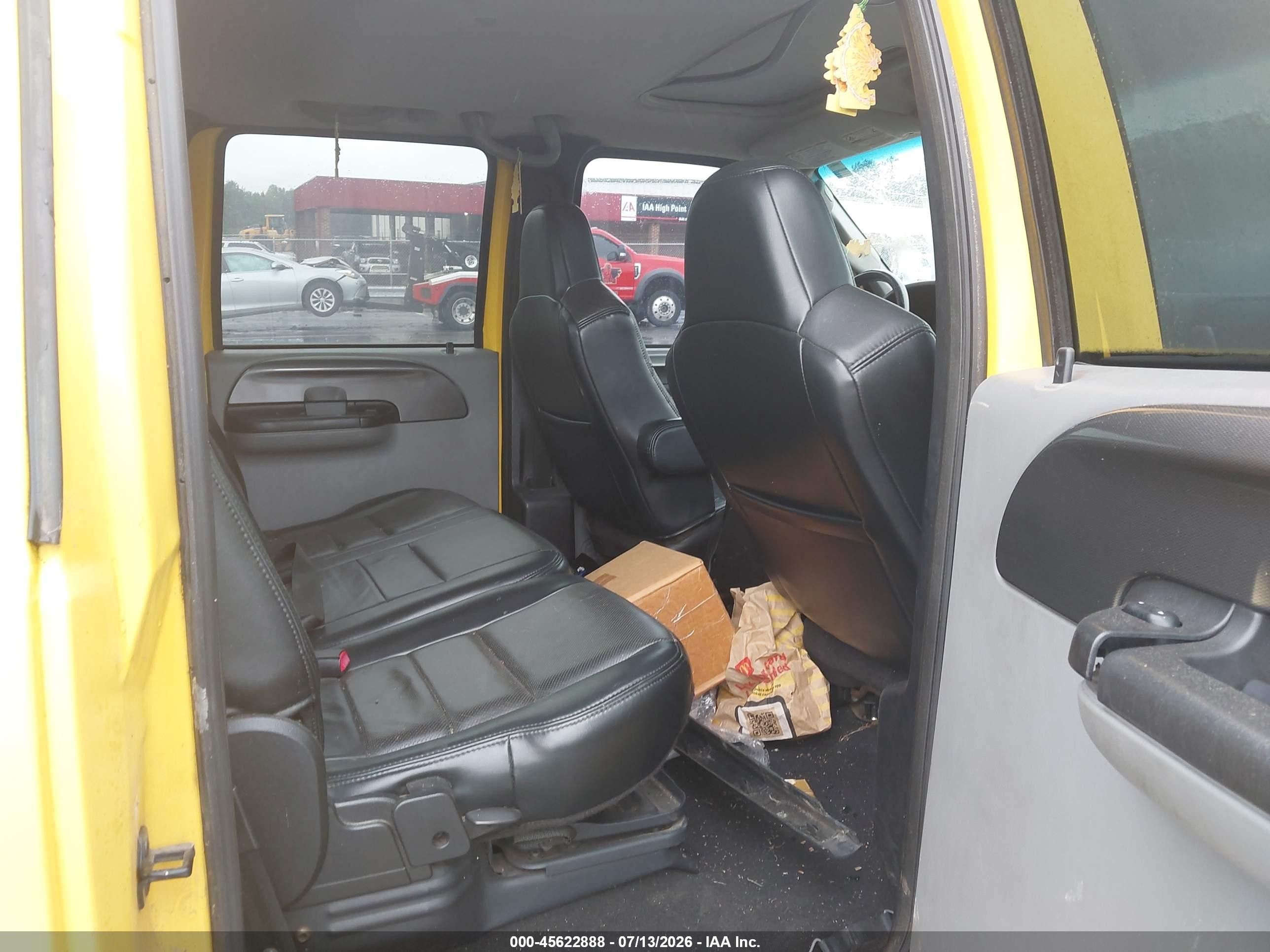 2005 Ford F-250 Lariat/xl/xlt Yellow vin: 1FTSW21P65EB19308