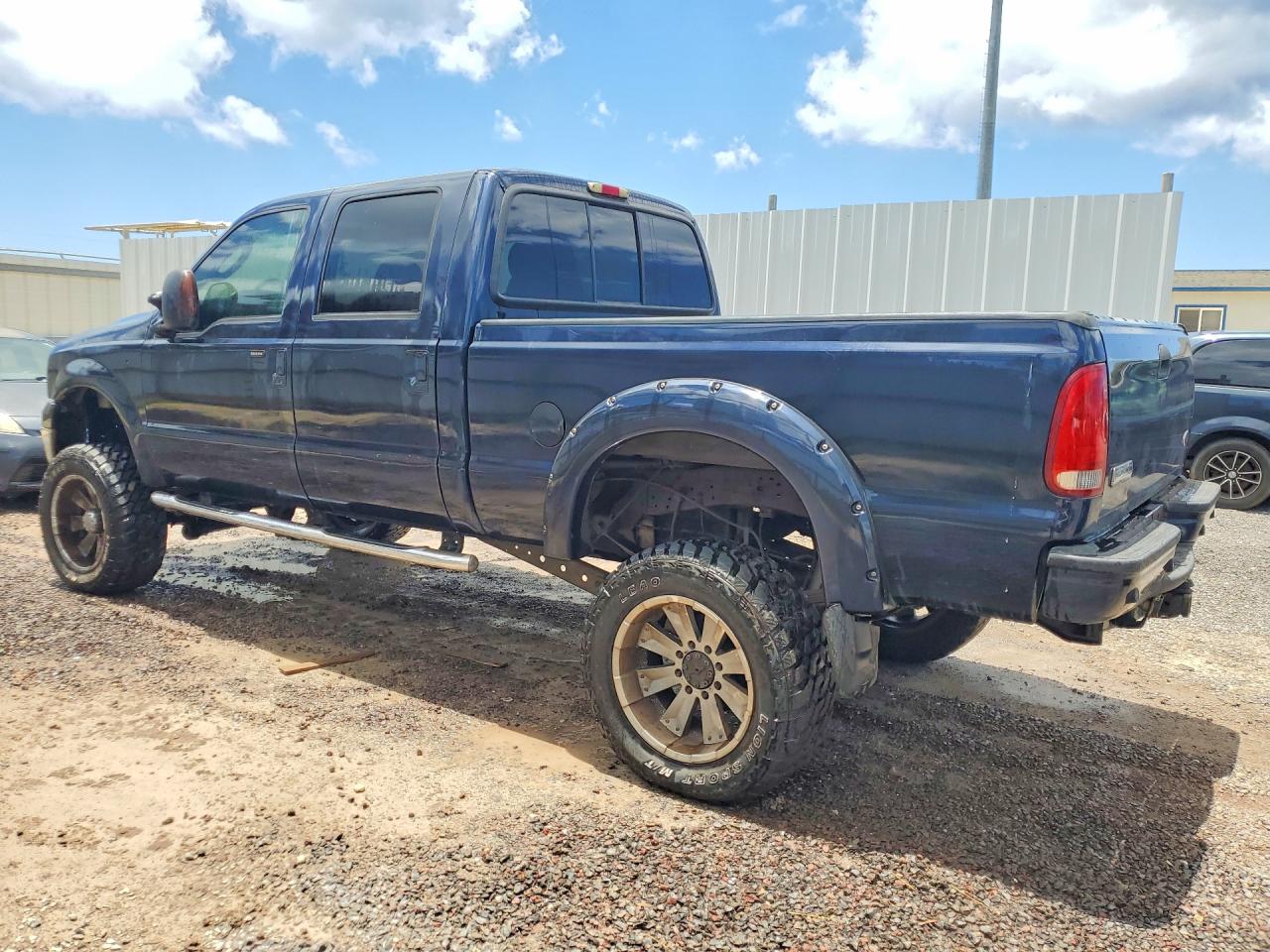 2005 Ford F250 Super Duty Blue vin: 1FTSW21P65EB66337