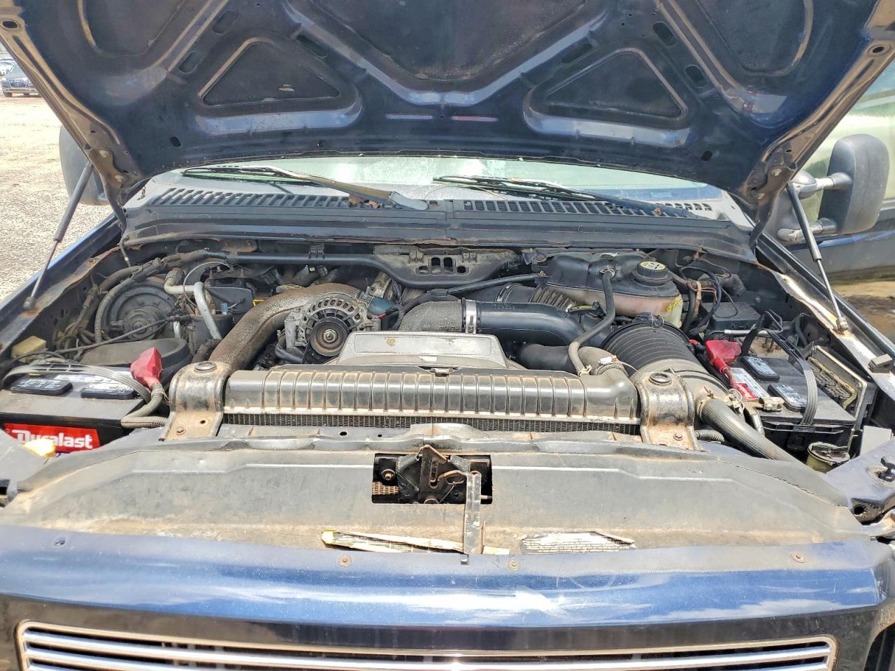 2005 Ford F250 Super Duty Blue vin: 1FTSW21P65EB66337