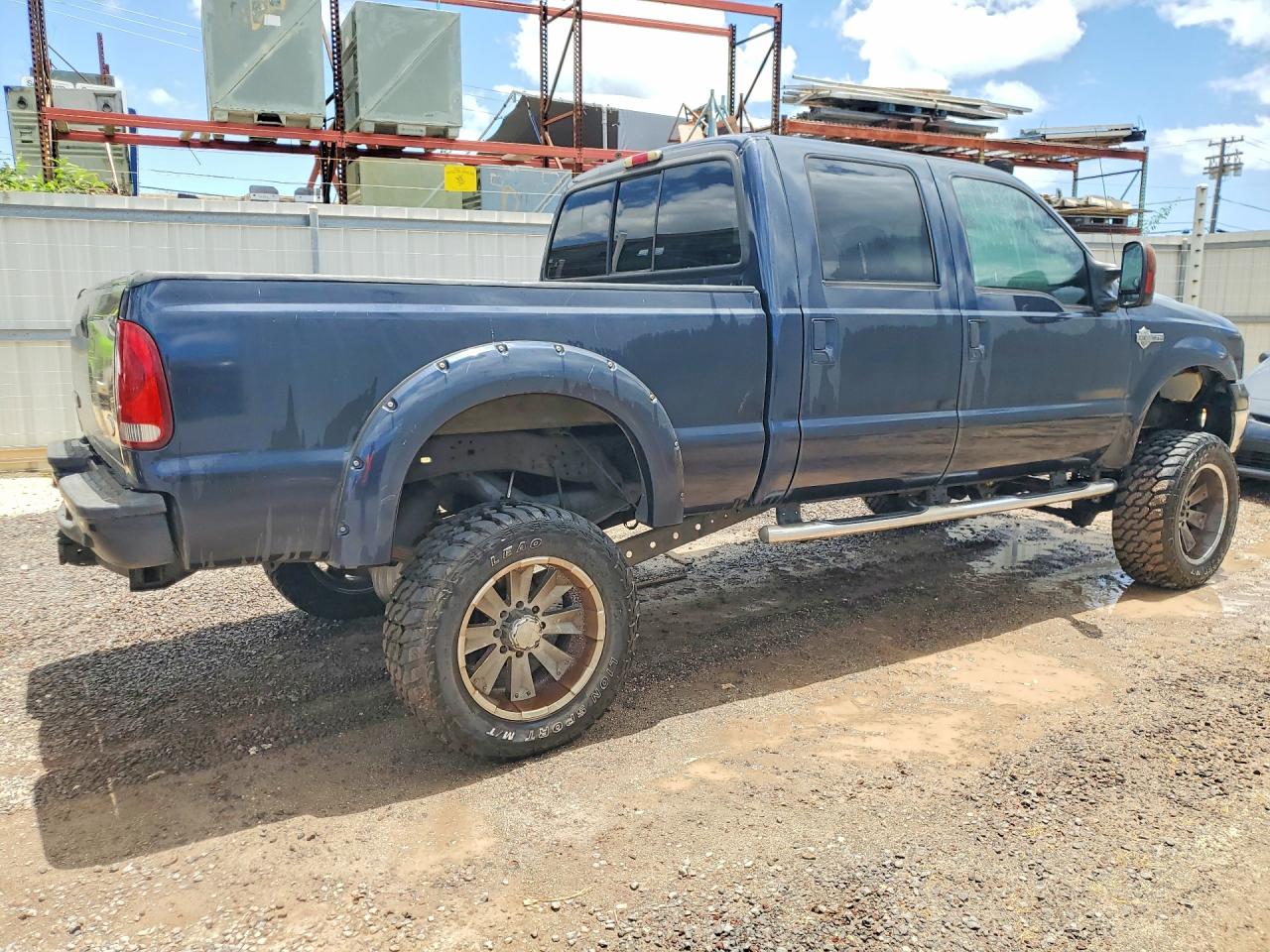 2005 Ford F250 Super Duty Blue vin: 1FTSW21P65EB66337