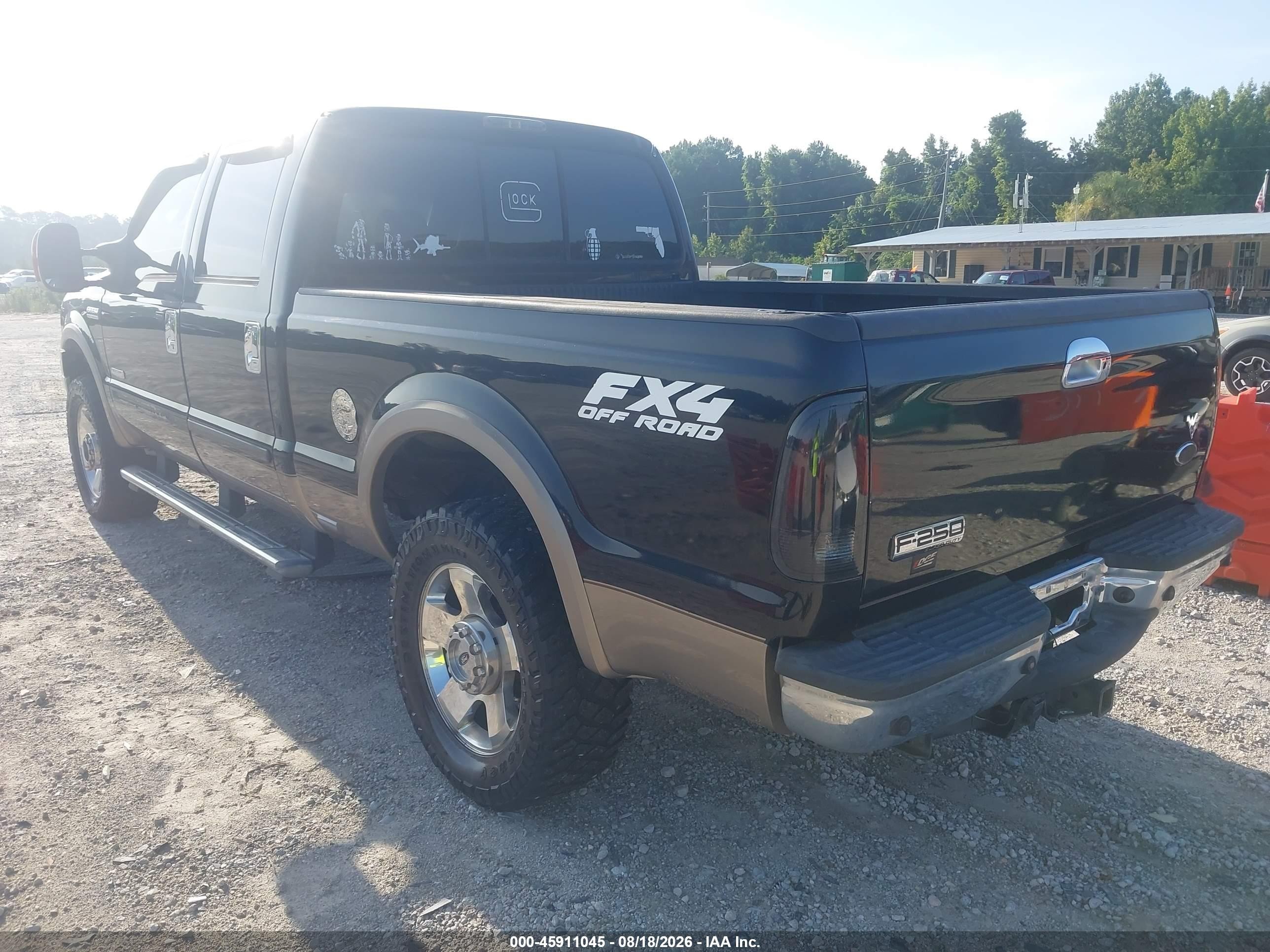2006 Ford F-250 Lariat/xl/xlt Black vin: 1FTSW21P66EB39673