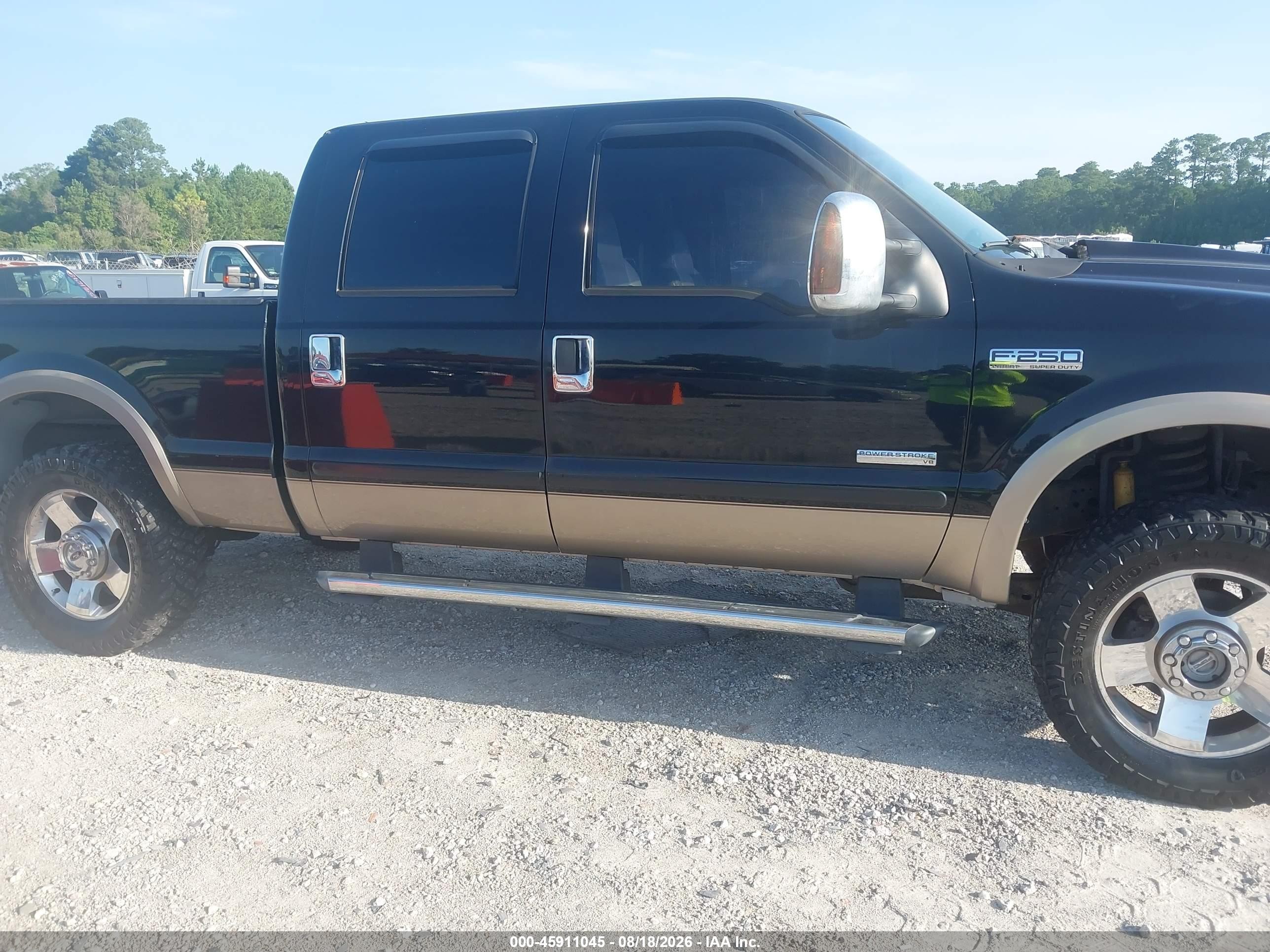 2006 Ford F-250 Lariat/xl/xlt Black vin: 1FTSW21P66EB39673