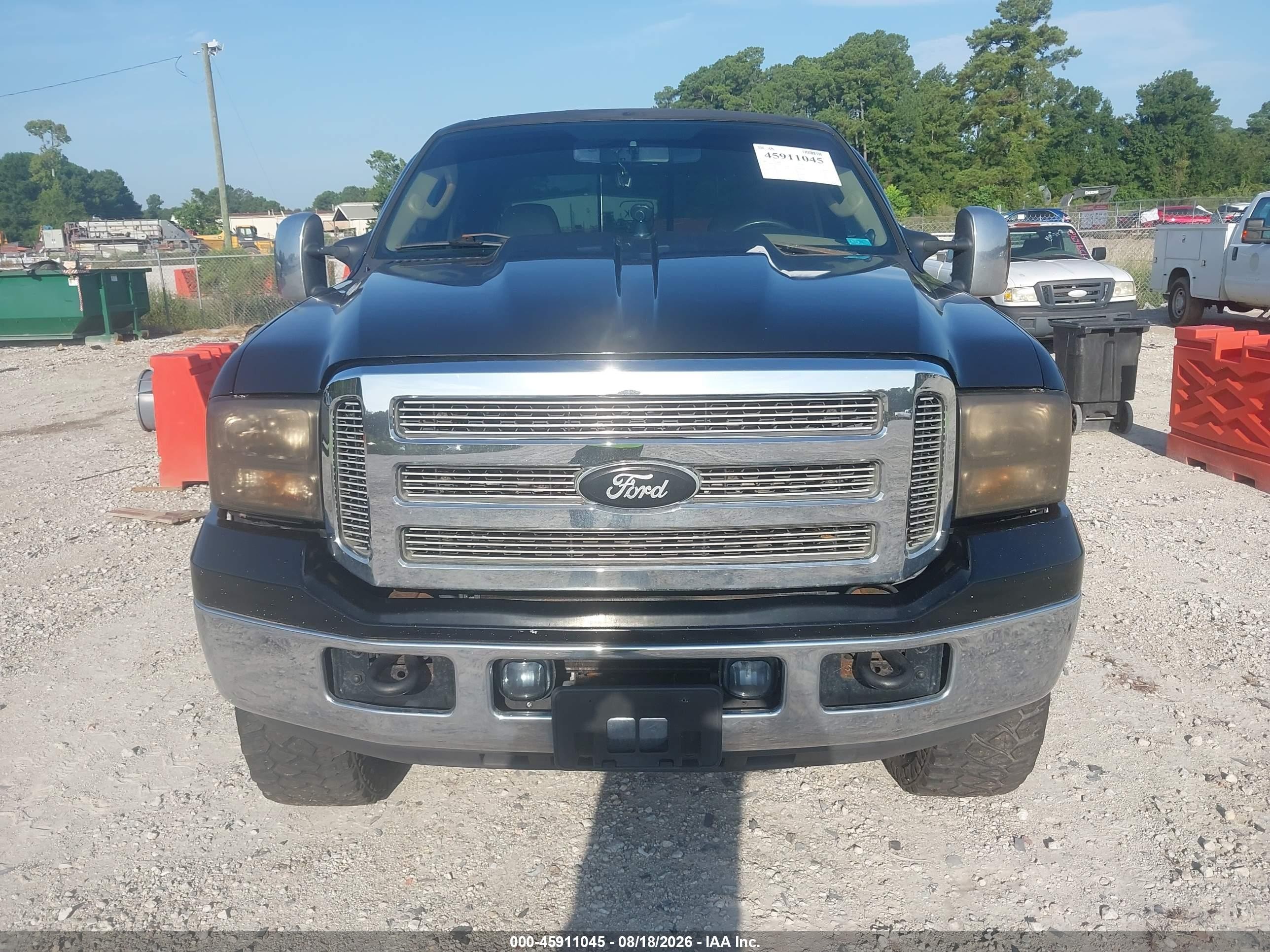 2006 Ford F-250 Lariat/xl/xlt Black vin: 1FTSW21P66EB39673