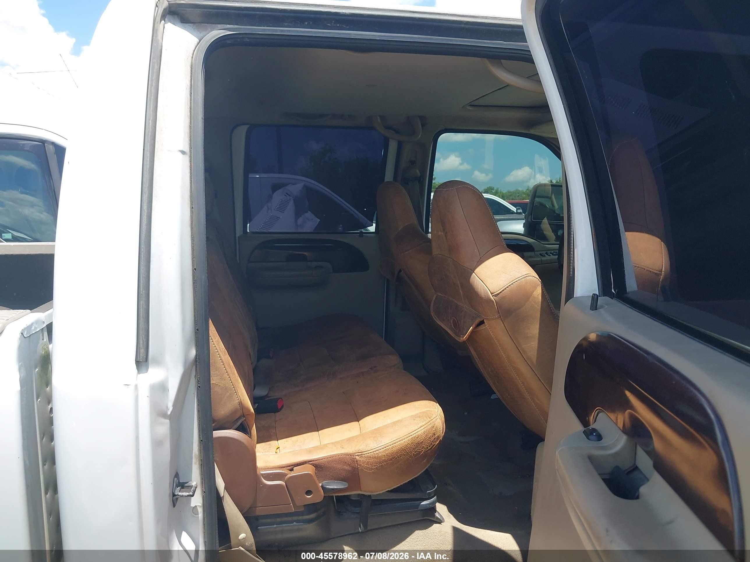 2007 Ford F-250 Lariat/xl/xlt Белый vin: 1FTSW21P67EA92968