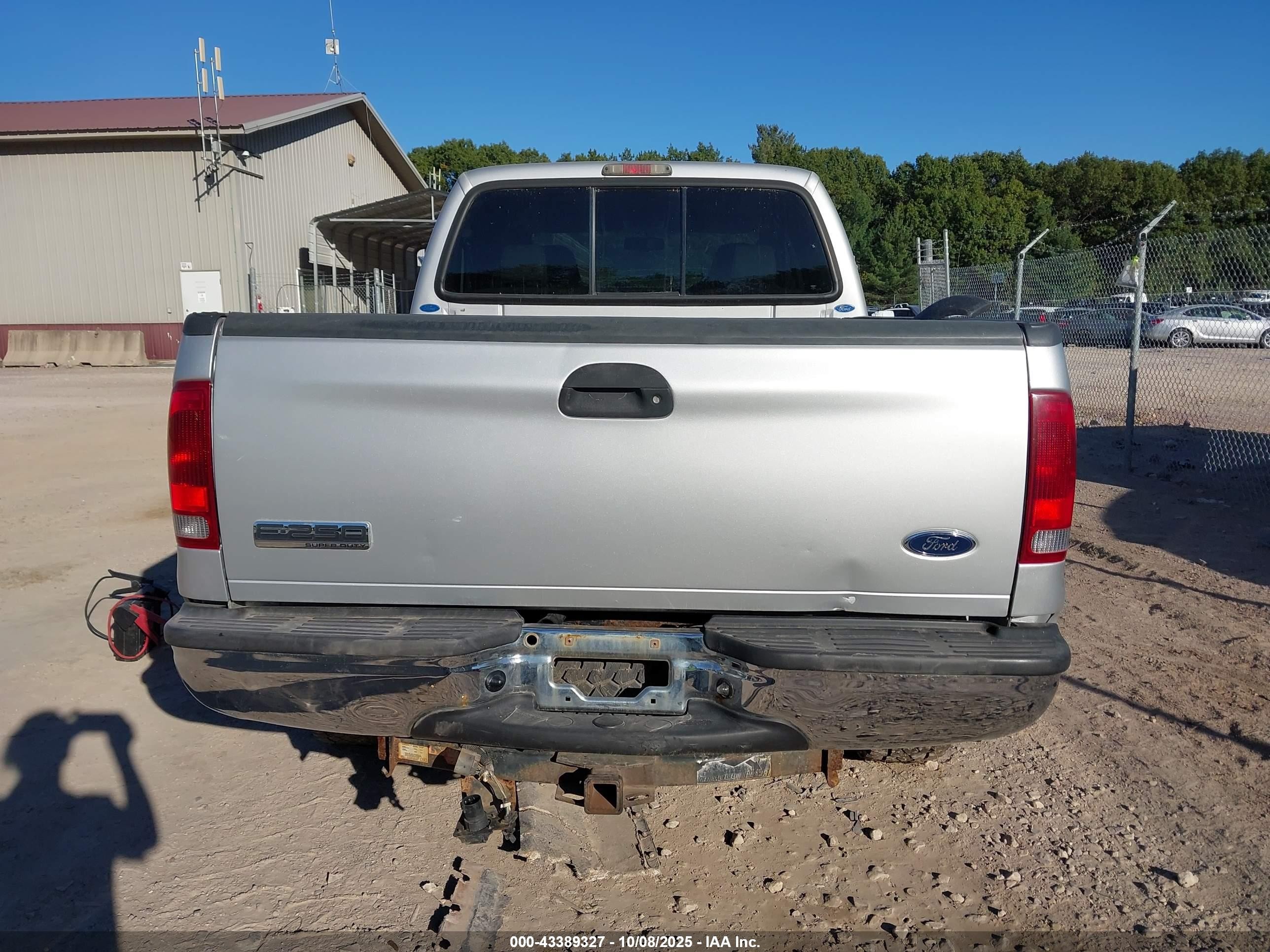 2007 Ford F-250 Lariat/xl/xlt Silver vin: 1FTSW21P67EA98785