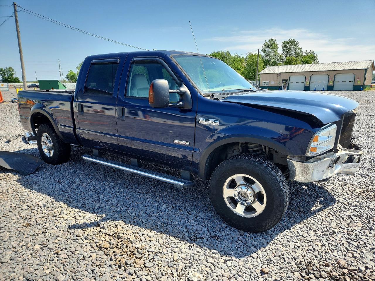 2005 Ford F250 Super Duty Синий vin: 1FTSW21P75EA70166