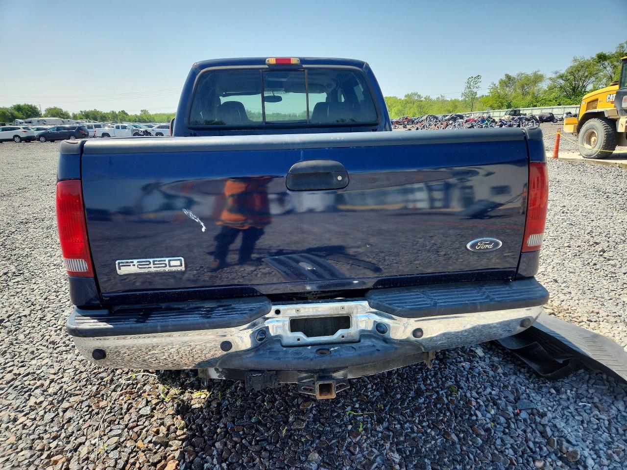 2005 Ford F250 Super Duty Синий vin: 1FTSW21P75EA70166