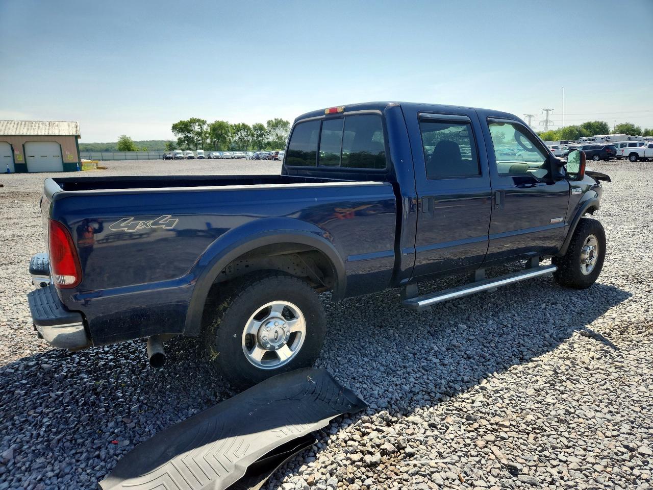 2005 Ford F250 Super Duty Синий vin: 1FTSW21P75EA70166