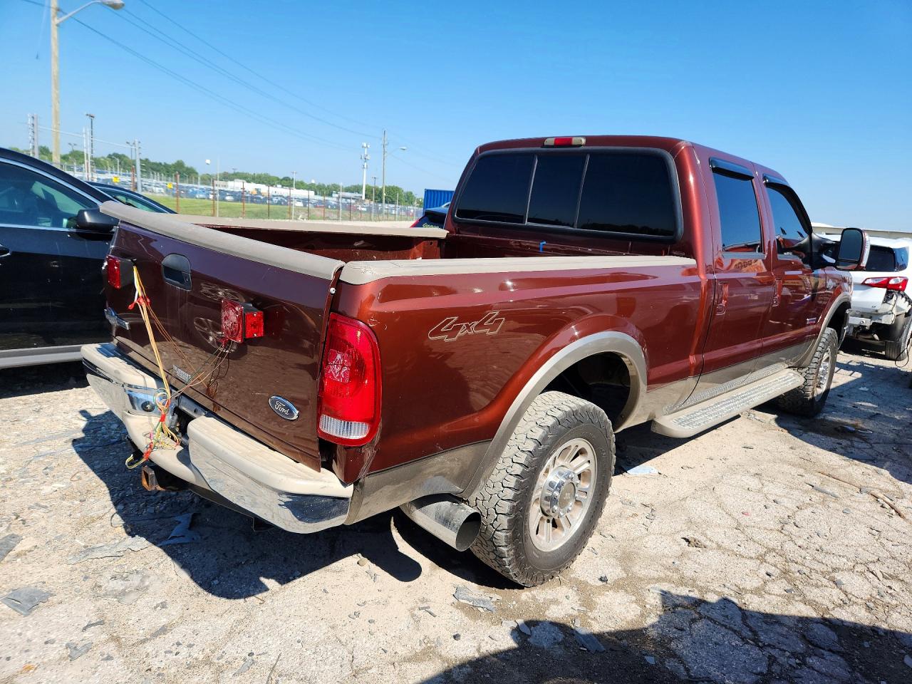 2005 Ford F250 Super Duty Brown vin: 1FTSW21P75EA77909