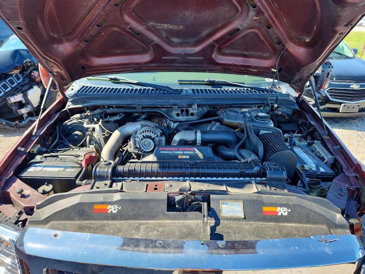 2005 Ford F250 Super Duty Brown vin: 1FTSW21P75EA77909