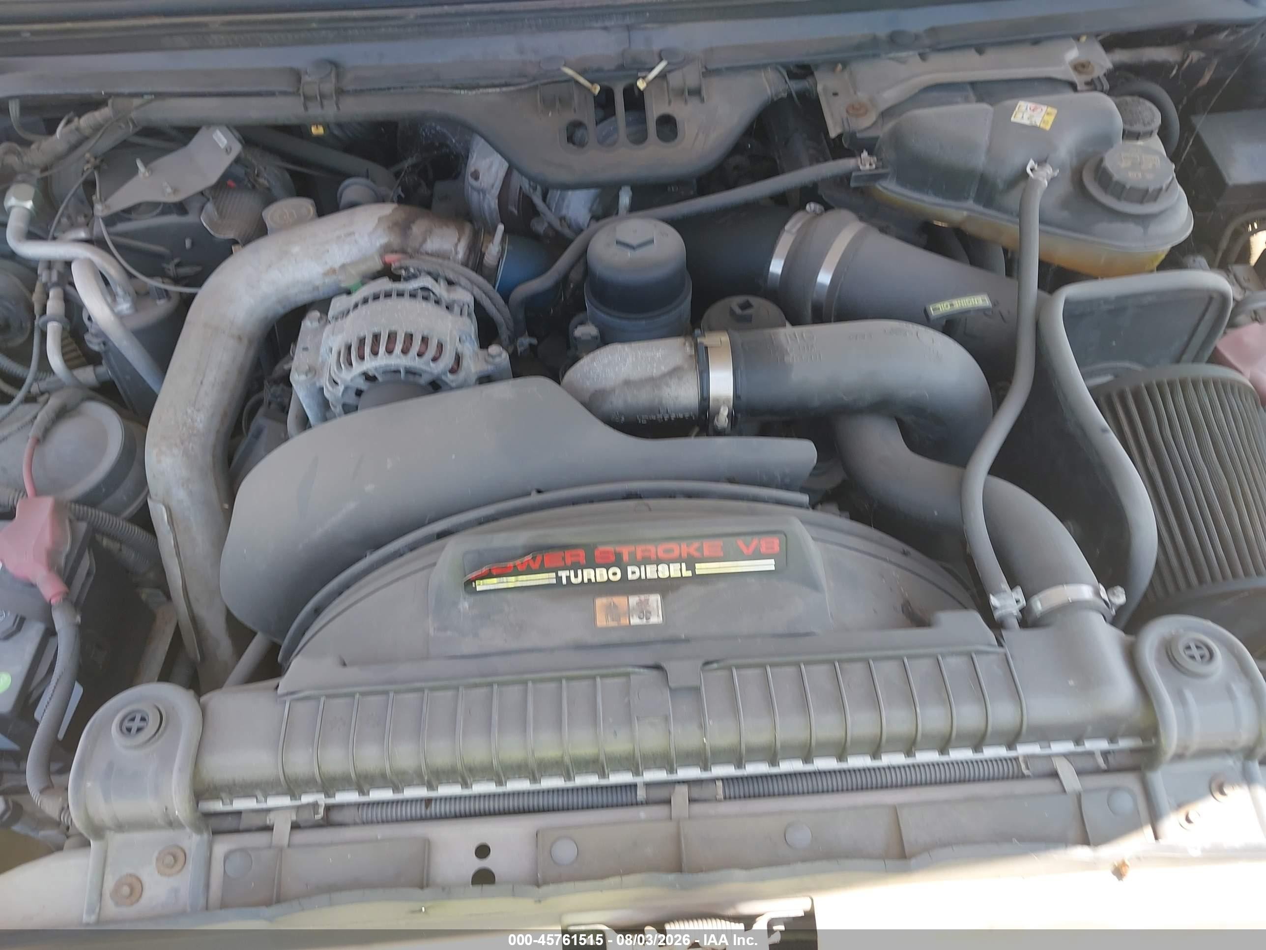 2005 Ford F-250 Lariat/xl/xlt Tan vin: 1FTSW21P75EA90661