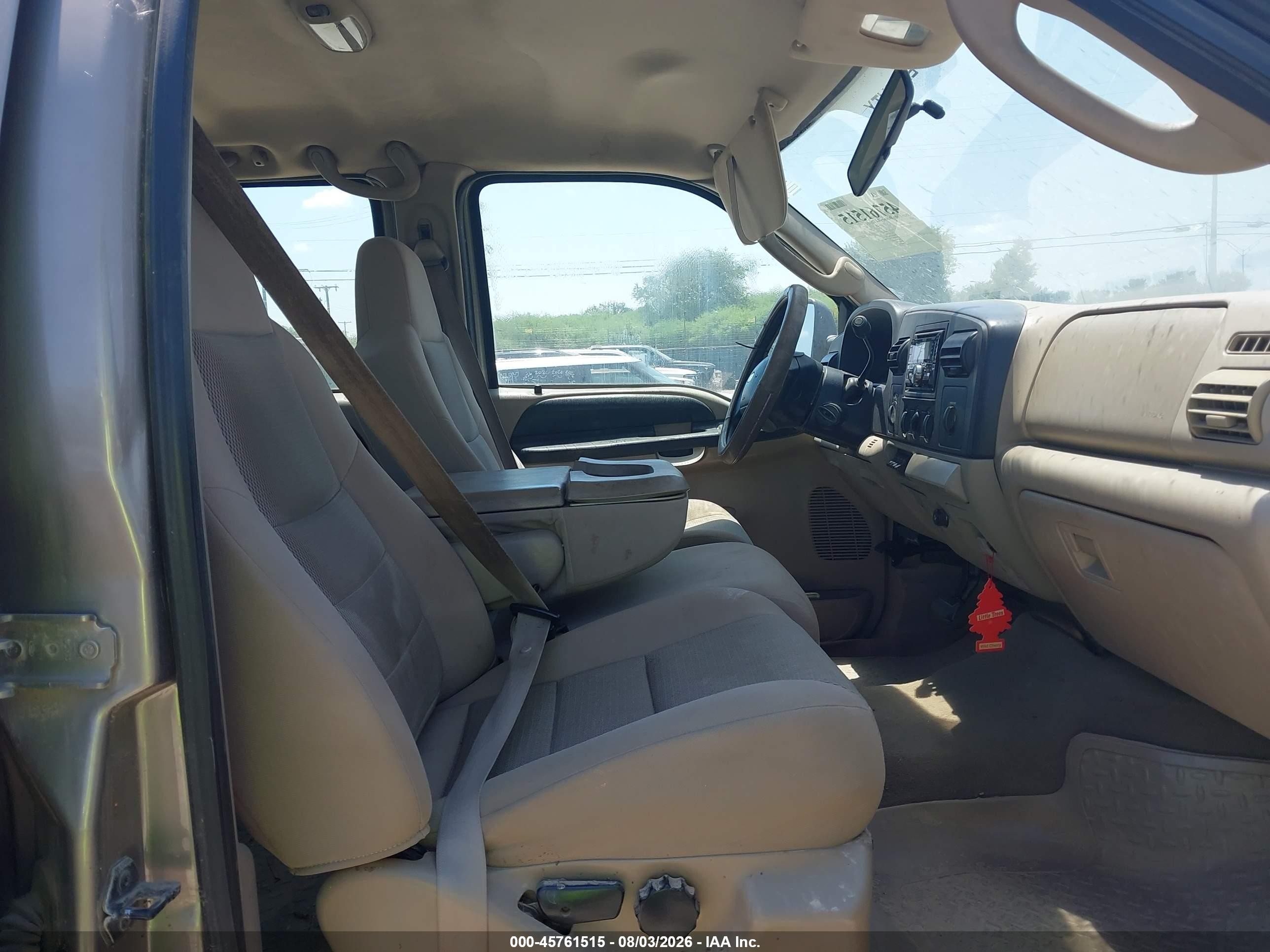 2005 Ford F-250 Lariat/xl/xlt Tan vin: 1FTSW21P75EA90661