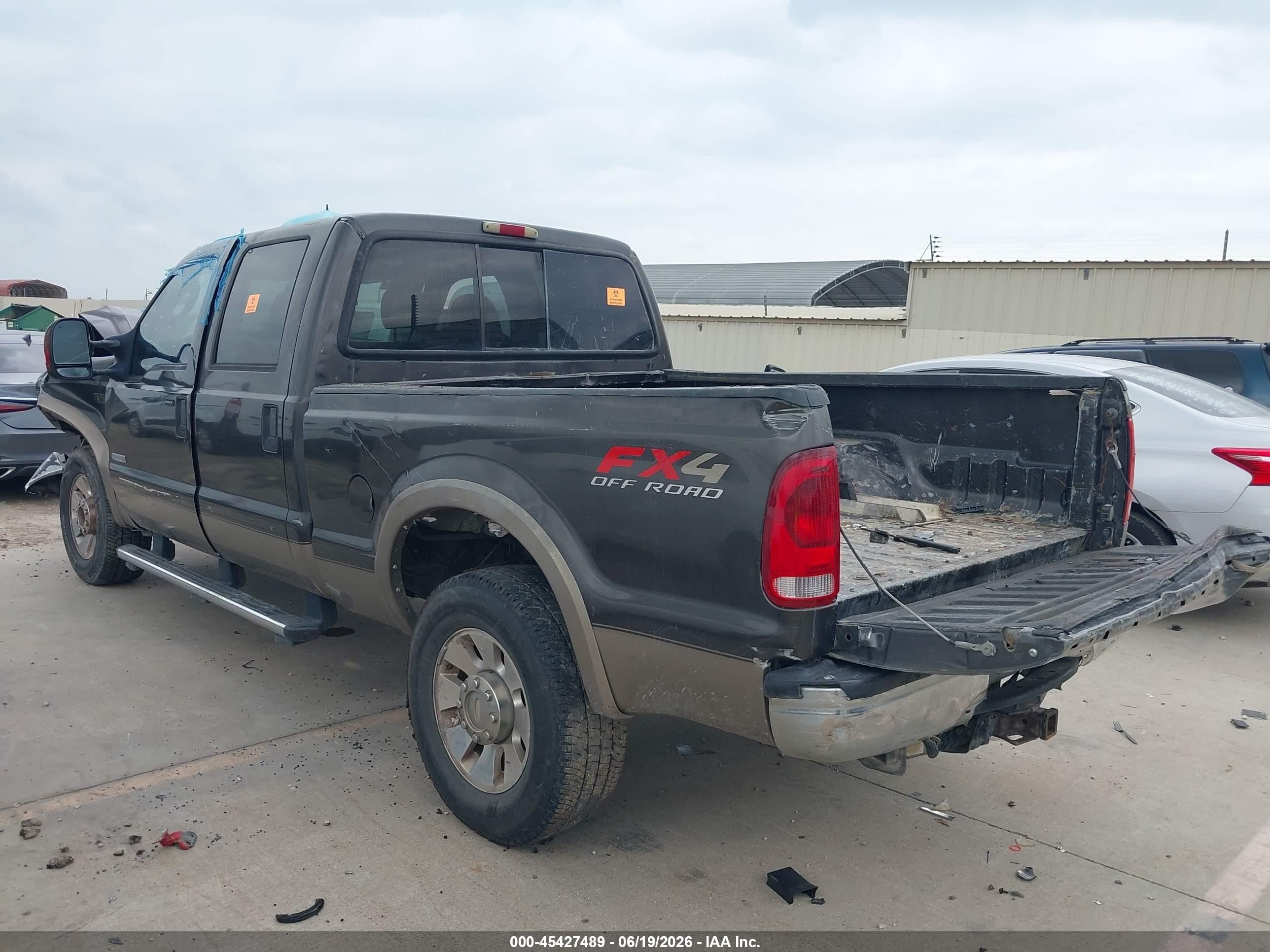 2005 Ford F-250 Lariat/xl/xlt Gray vin: 1FTSW21P75EB11993
