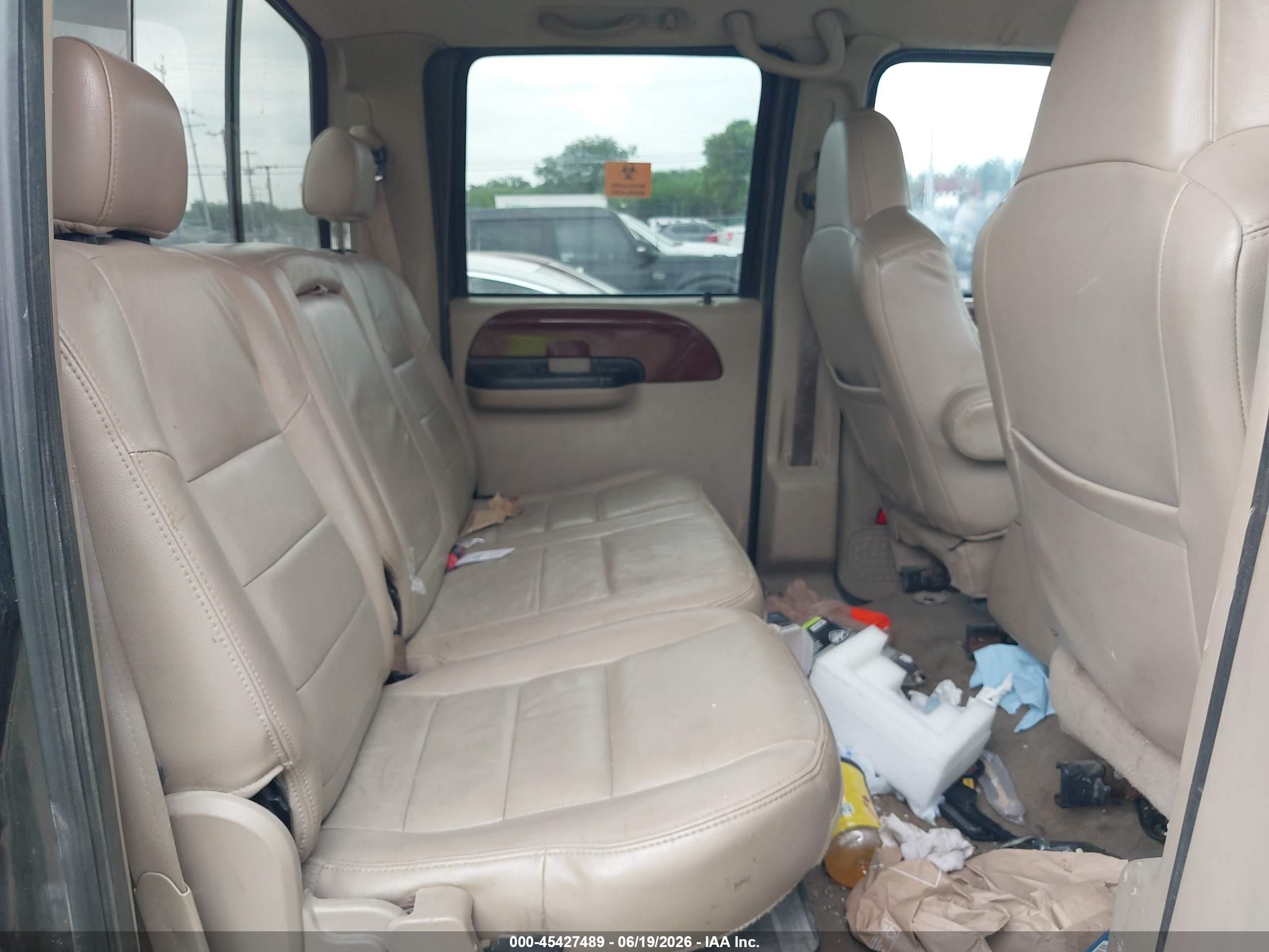 2005 Ford F-250 Lariat/xl/xlt Gray vin: 1FTSW21P75EB11993