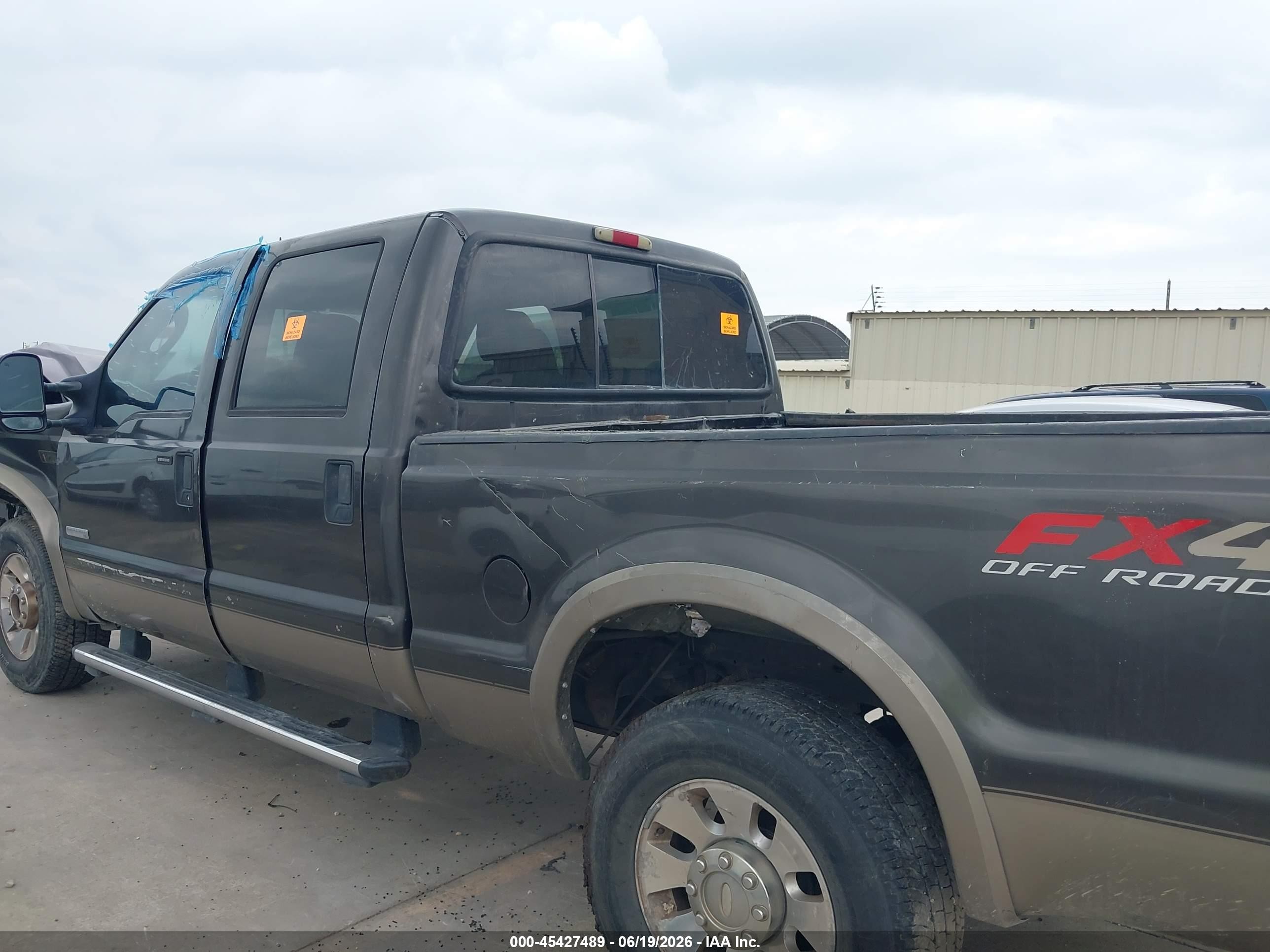 2005 Ford F-250 Lariat/xl/xlt Gray vin: 1FTSW21P75EB11993