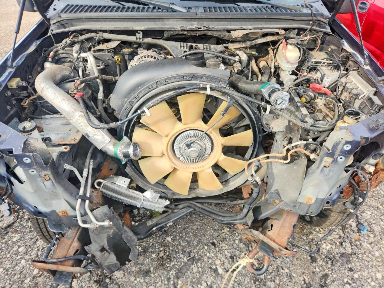 2005 Ford F250 Super Duty Blue vin: 1FTSW21P75EB15350