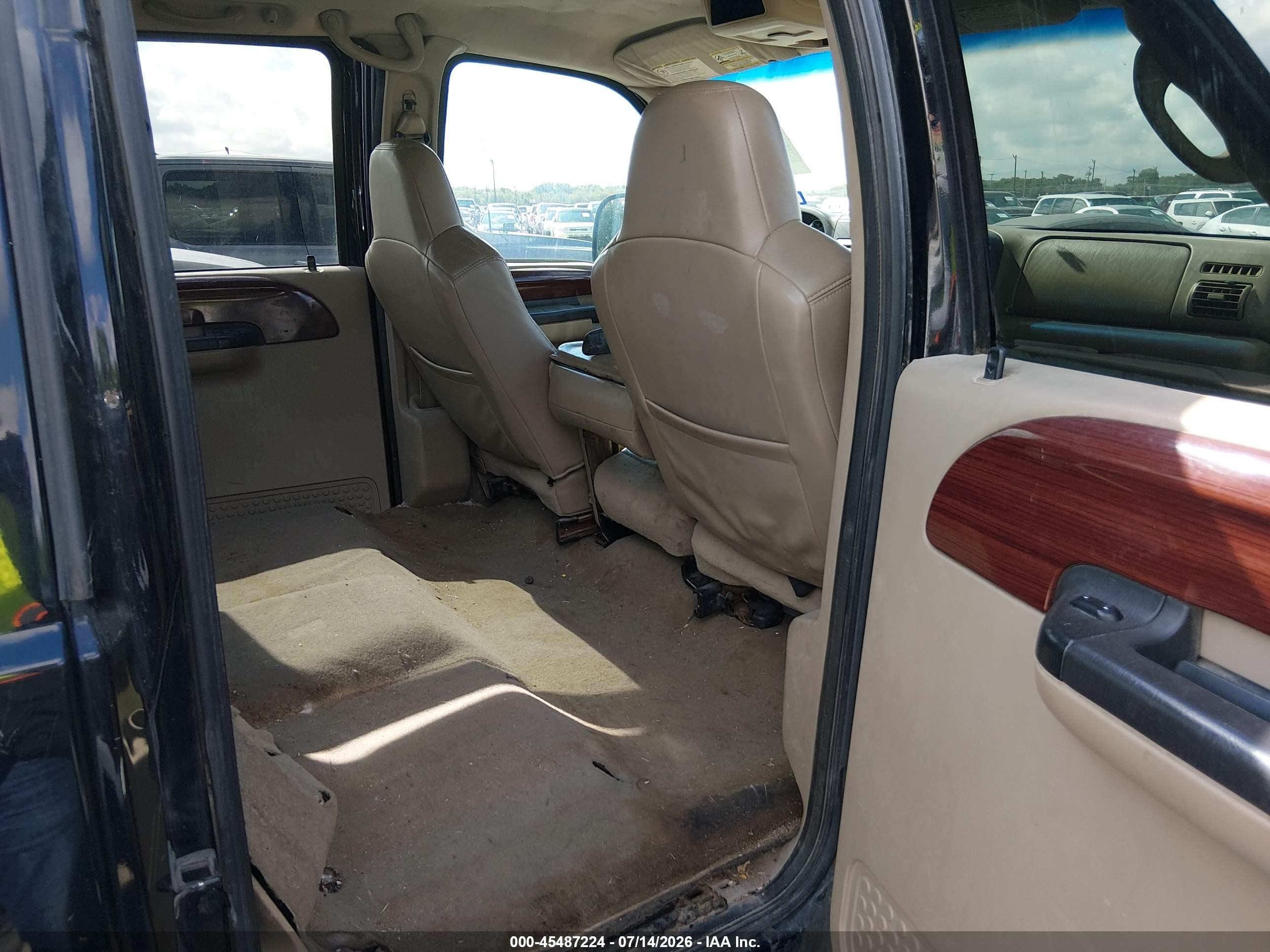 2005 Ford F-250 Lariat/xl/xlt Black vin: 1FTSW21P75EC06196