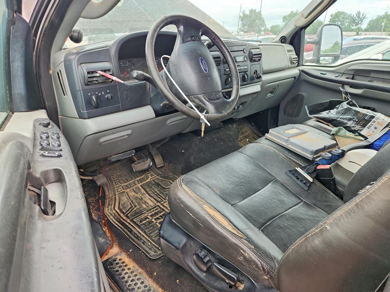 2006 Ford F250 Super Duty Black vin: 1FTSW21P76EB12305