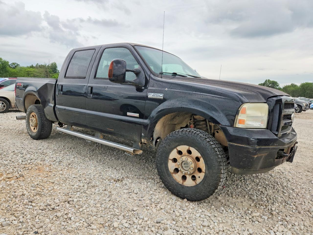 2006 Ford F250 Super Duty Black vin: 1FTSW21P76EB12305