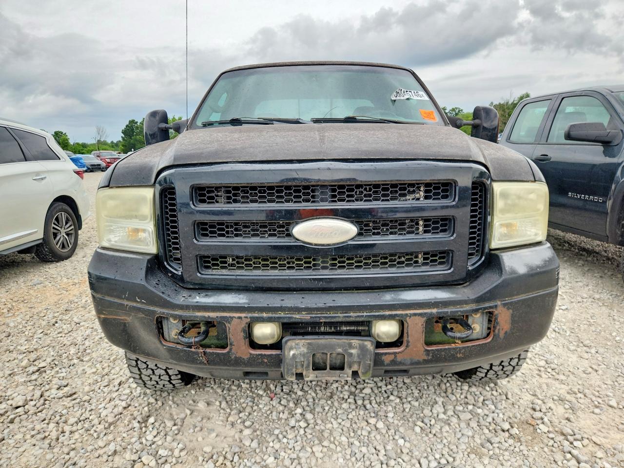 2006 Ford F250 Super Duty Black vin: 1FTSW21P76EB12305
