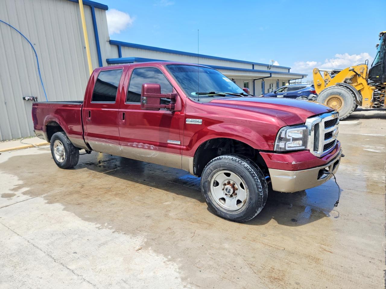 2006 Ford F250 Super Duty Burgundy vin: 1FTSW21P76EB63576