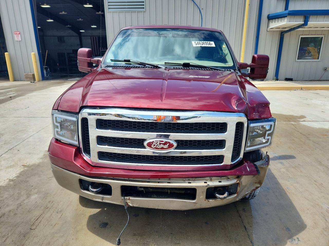 2006 Ford F250 Super Duty Burgundy vin: 1FTSW21P76EB63576