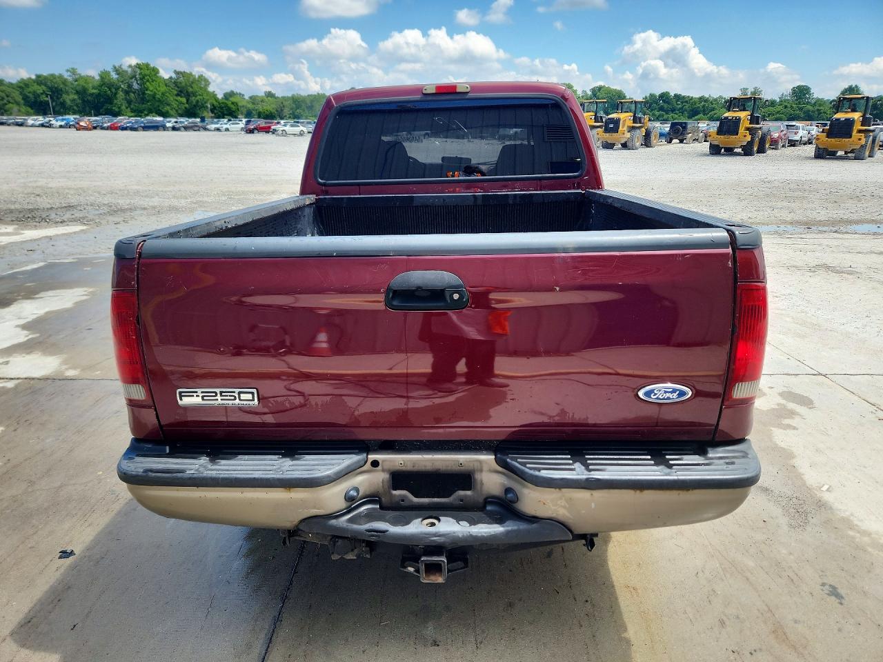 2006 Ford F250 Super Duty Burgundy vin: 1FTSW21P76EB63576